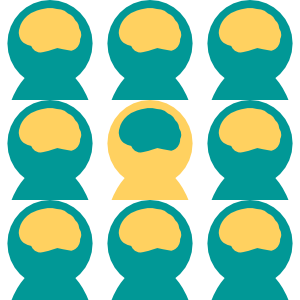 A cartoon representing neurodivergence.