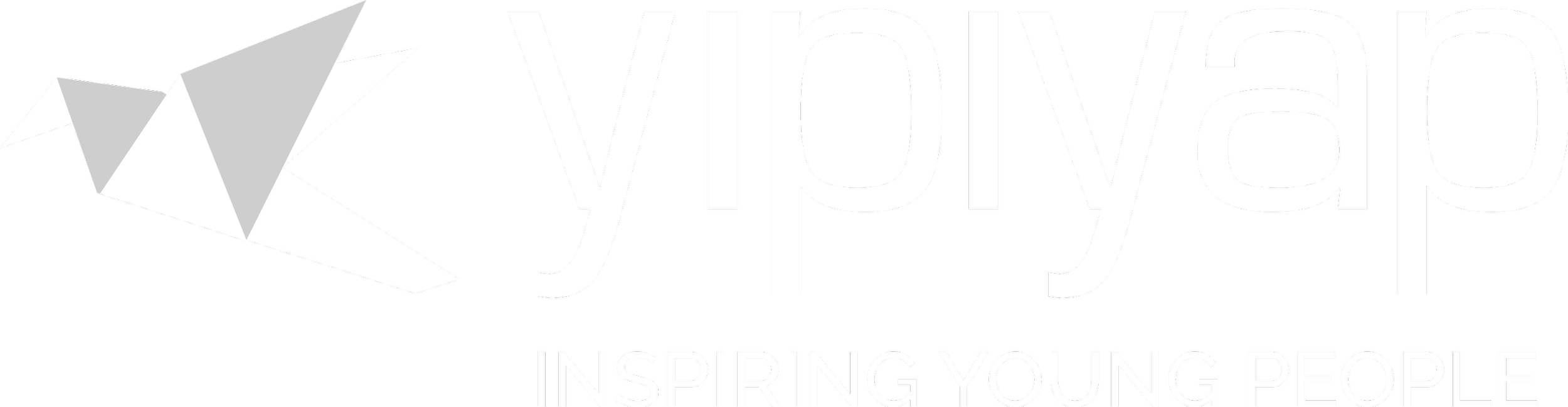 The Yipiyap origami bird logo with the words "Yipiyap: Inspiring Young People".