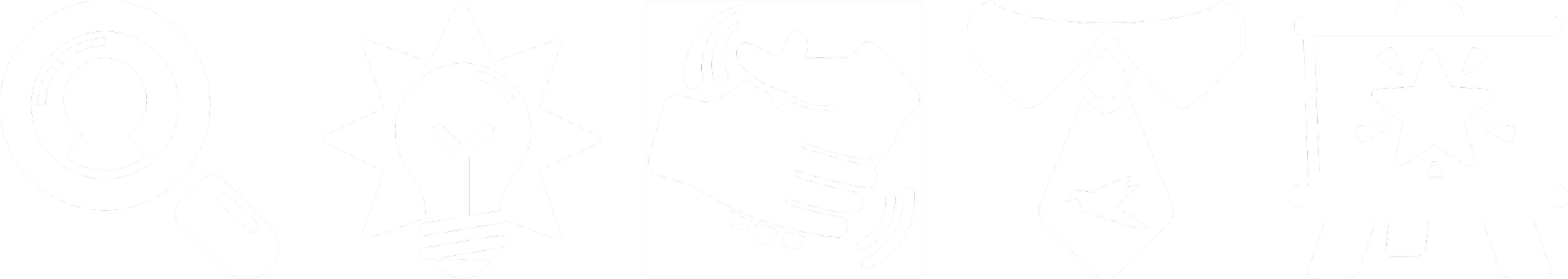 A decorative row of icons representing the 5 modules of the Train to Tutor course.