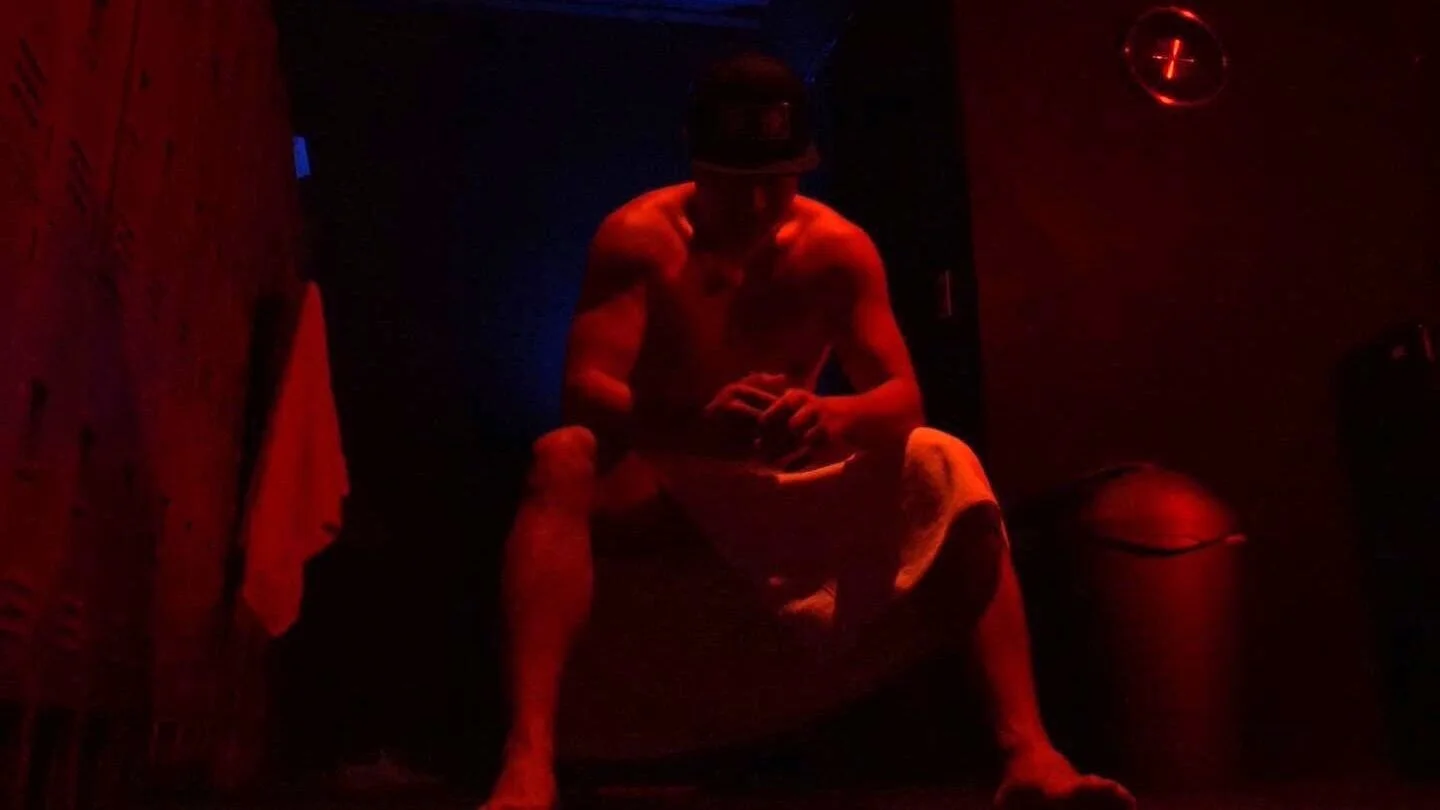 Locker room at Kuma Club Las Vegas bathhouse
