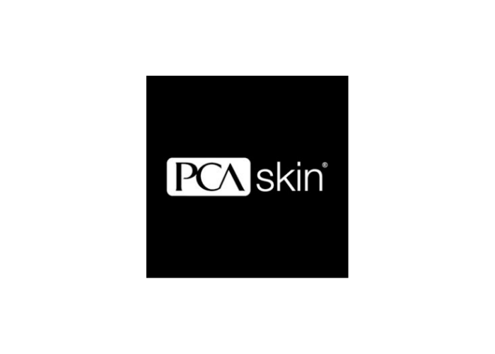 PCA Skin logo on a black background.