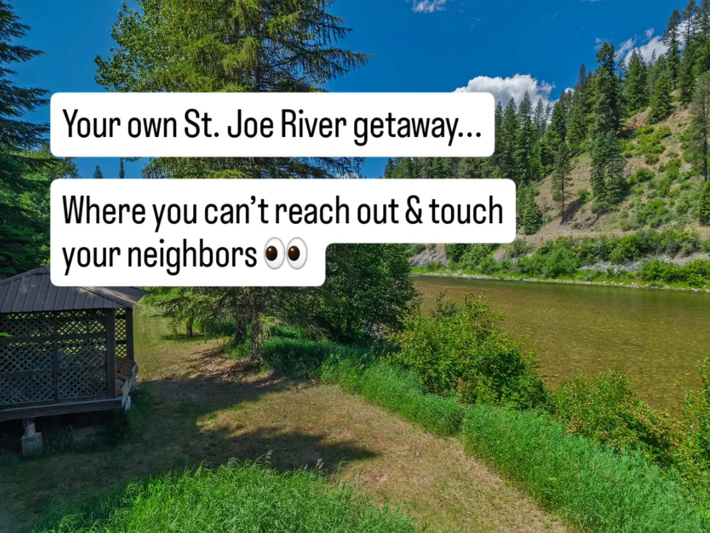 Some places aren't just properties... they're where family traditions begin 🏕

>> Comment 308 &amp; I'll send you a link with all the details (including $$ &amp; photos) 👋🏻 

This riverfront retreat sits hidden deep under the trees, with 2 p