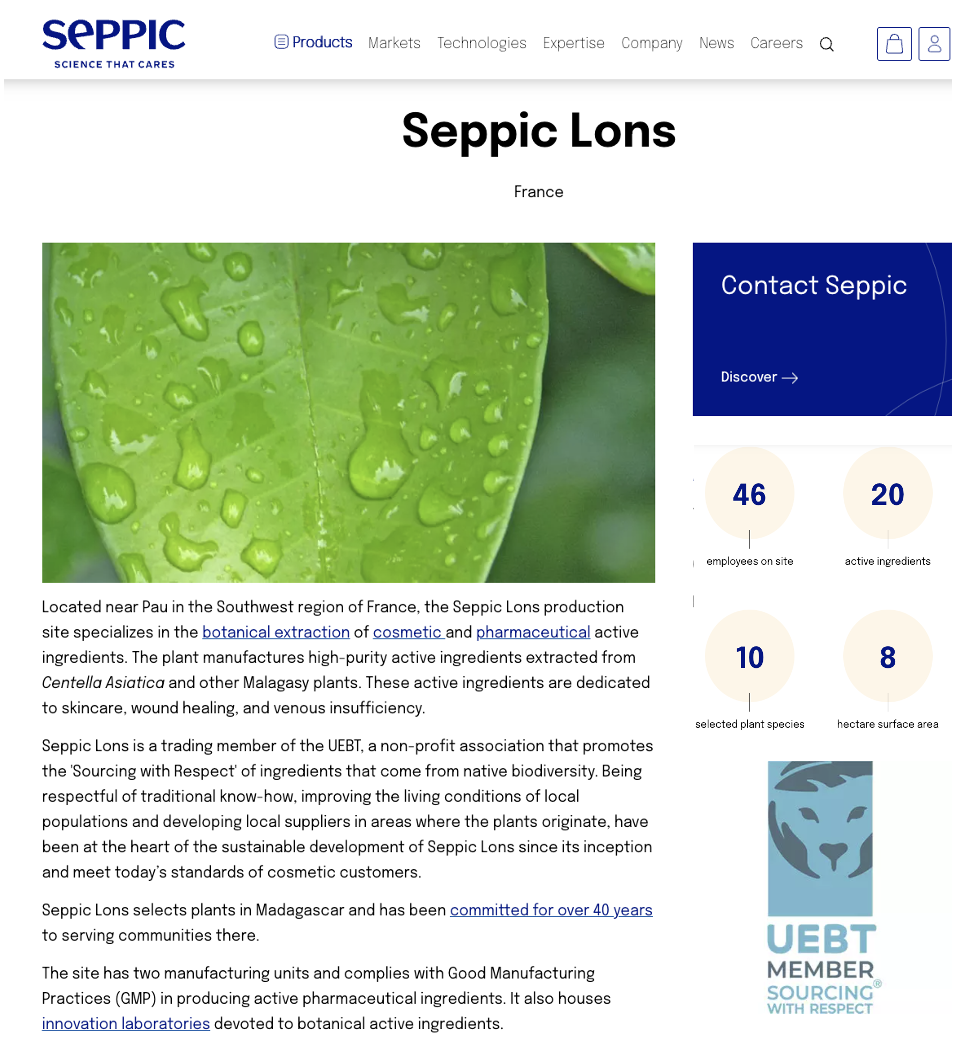 Seppic - Lons
