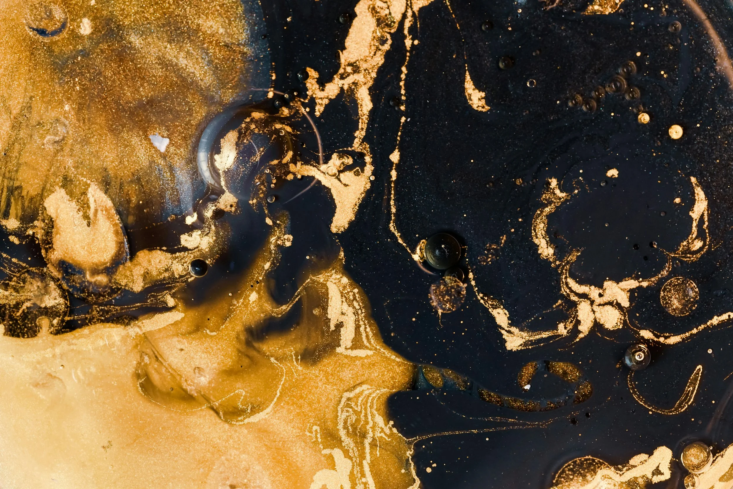 I found the stream of gold that burns