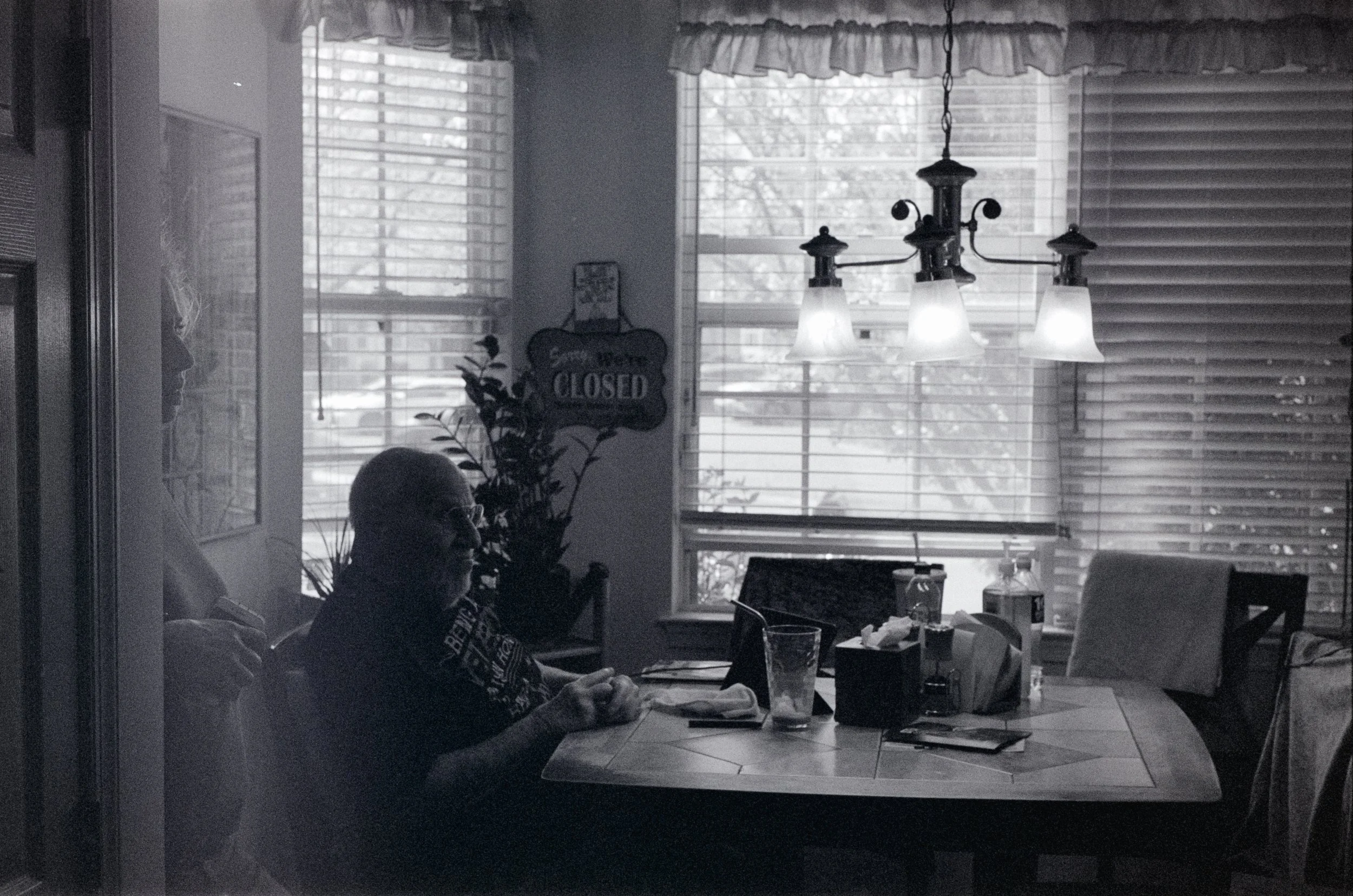 Grandpa at the table