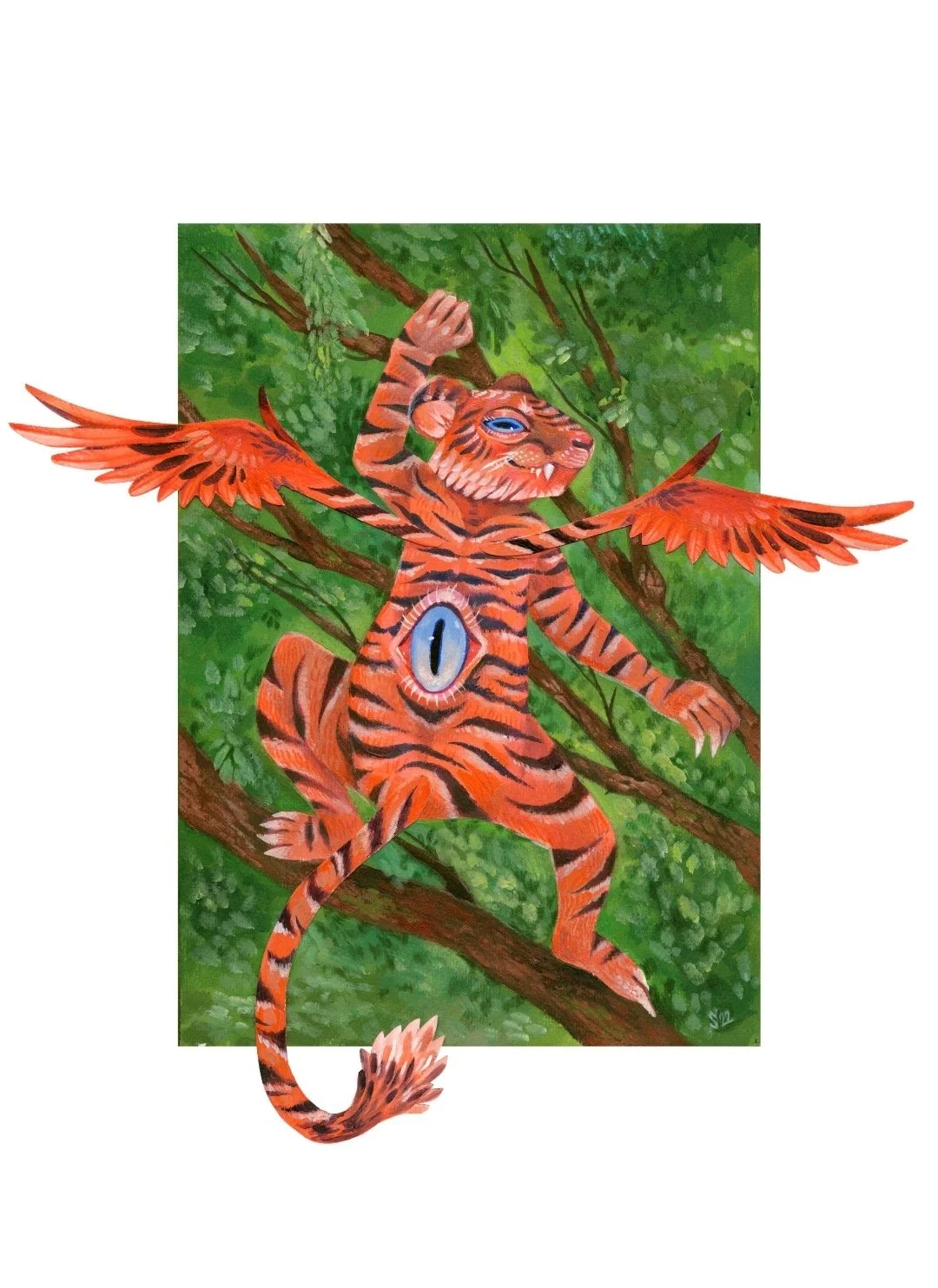 ''Tigre singe ailé''