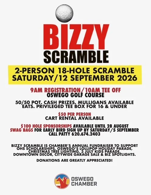 BIZZY SCRAMBLE - Oswego Kansas Chamber of Commerce