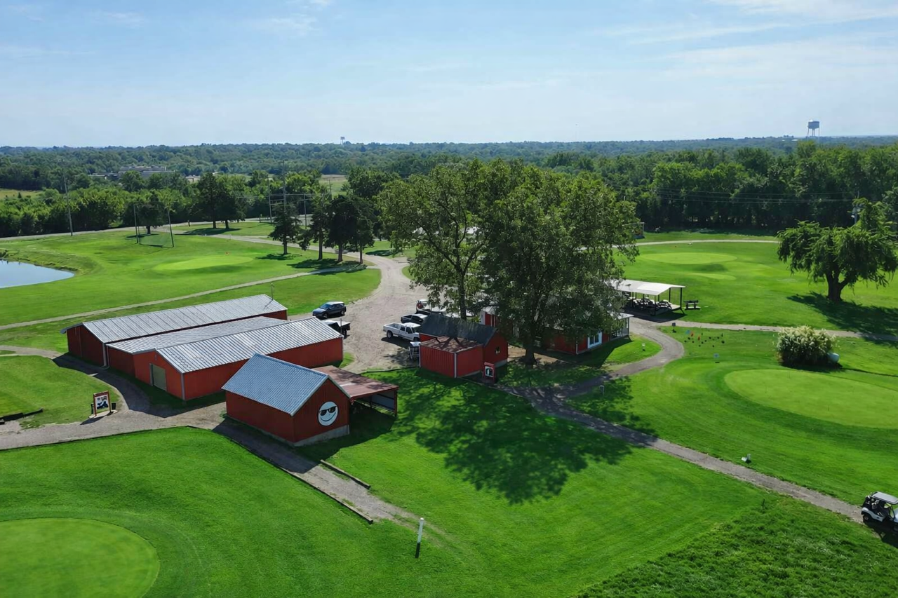 Aerial Picture of Oswego Golf Course. Picture by Tommy Horn