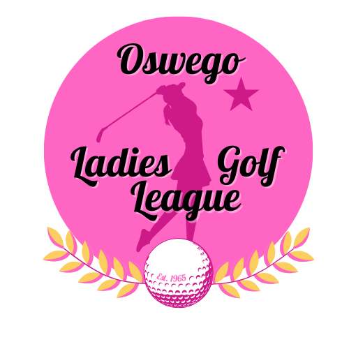Oswego Ladies Golf League Logo pink Established 1965