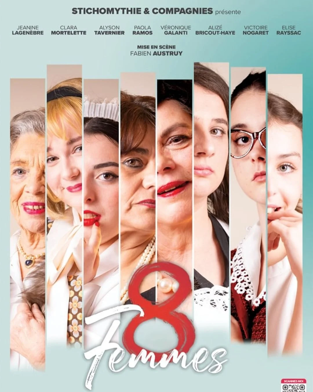 Photographier le th&eacute;&acirc;tre c'est aussi donner une image &agrave; un spectacle avant m&ecirc;me qu'il commence.
8 Femmes &amp; Les Mis&eacute;rables, Rodez.
rut&egrave;nesensc&egrave;ne @fabienaustruy

#theatre #affiche #spectaclevivant #le