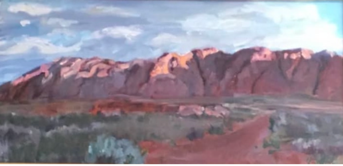 Kayenta 10"x20" oil on canvas 2014