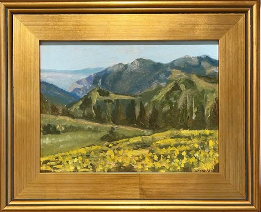 Alta, 9"x12" oil on board