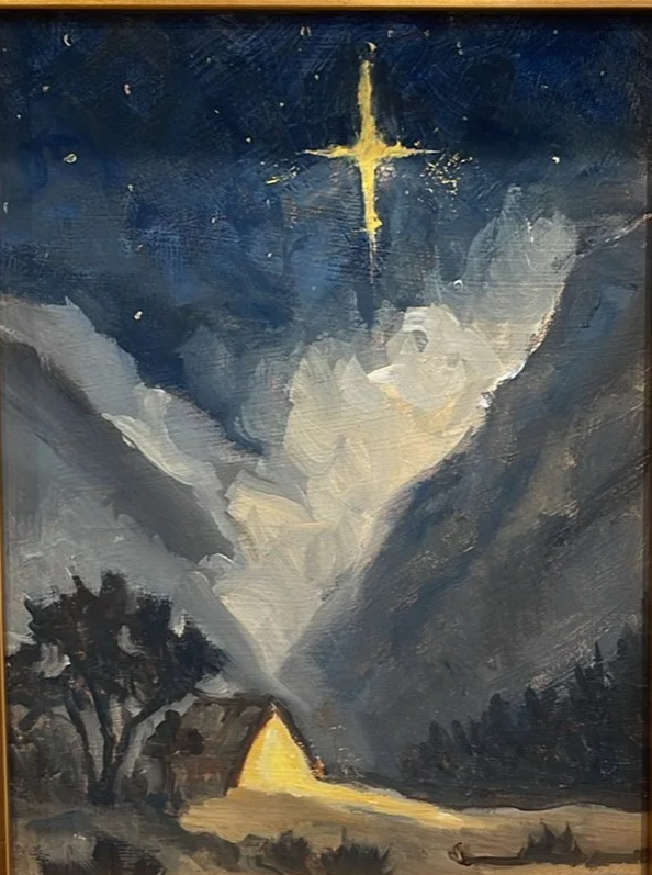 Nativity 9"x12" oil on board 2025