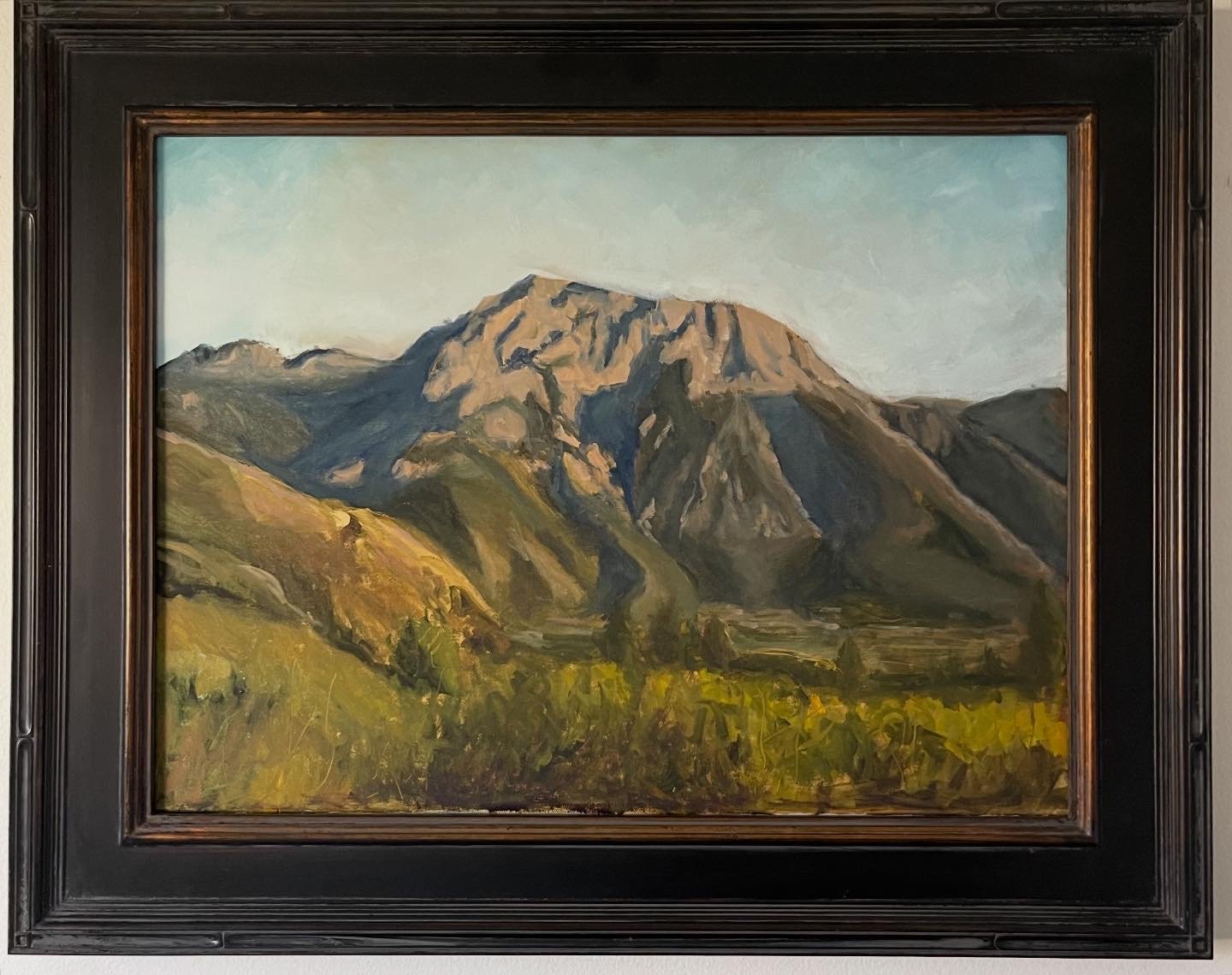 Mt Olympus 18"x24" oil on Canvas 2025