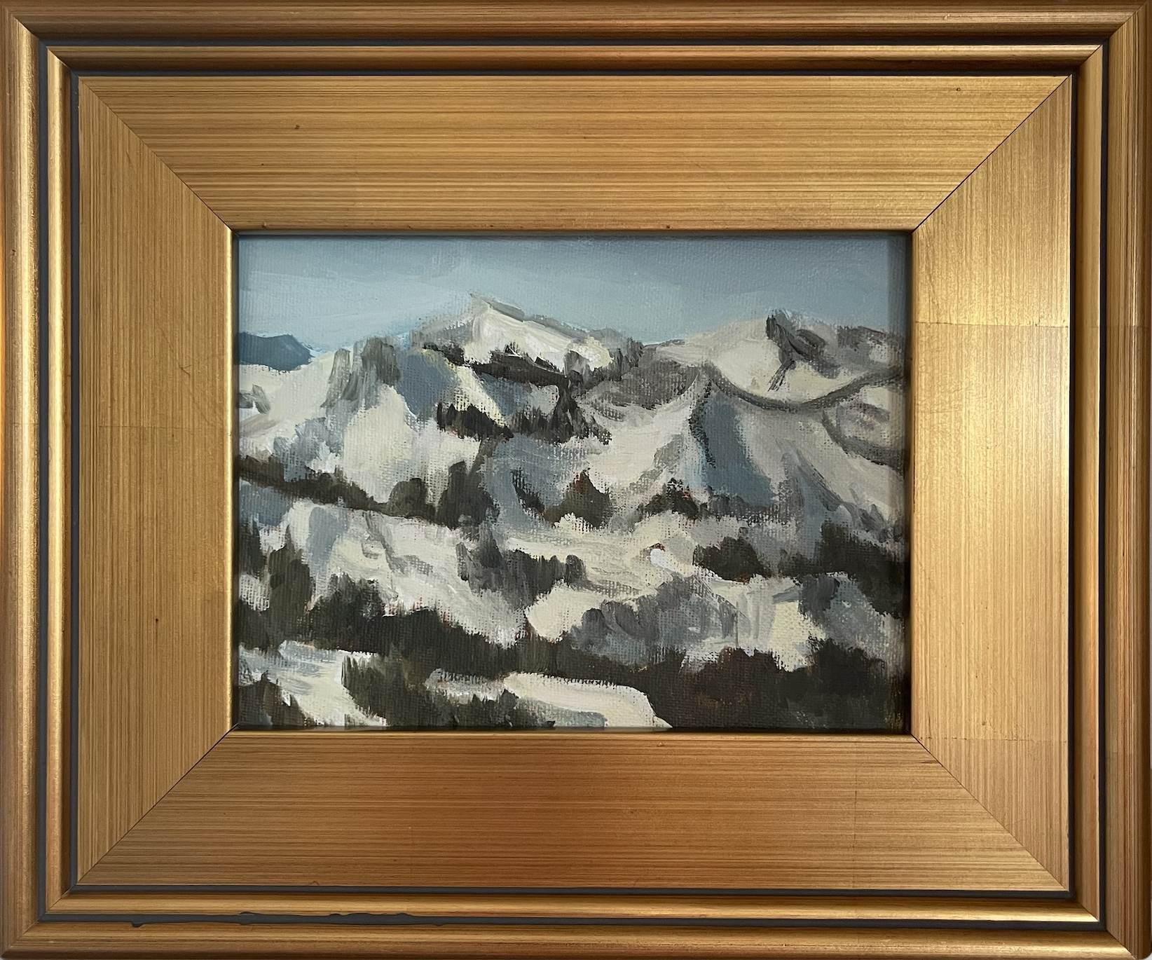 Brighton Ski Resort Original Oil Painting