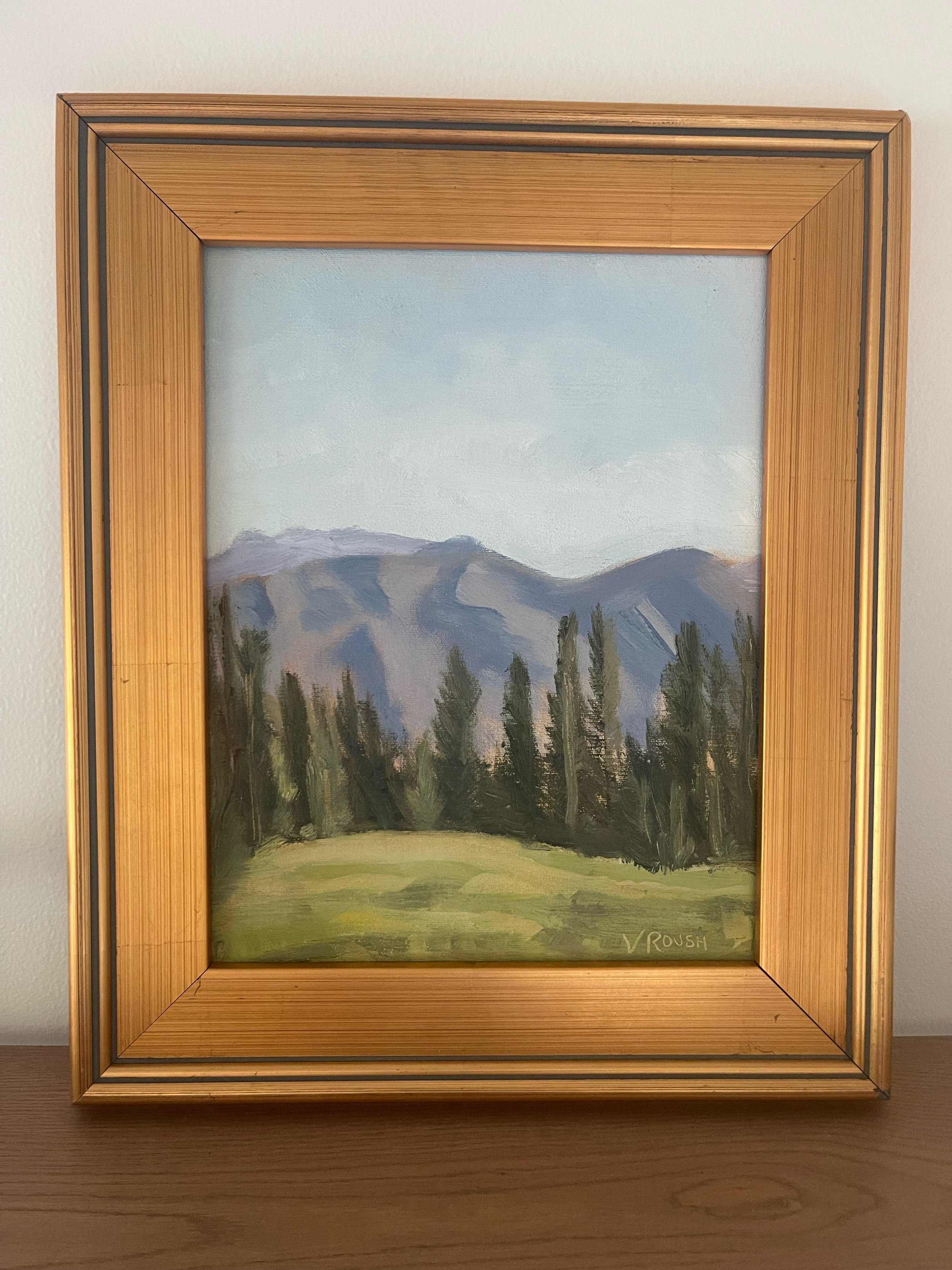 Big Cottonwood, 9"x12" oil on board