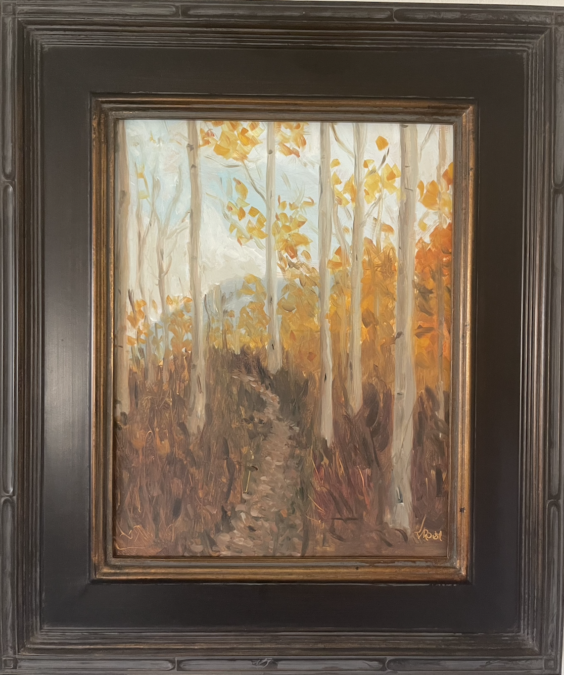 Fall Aspens Original Oil Painting