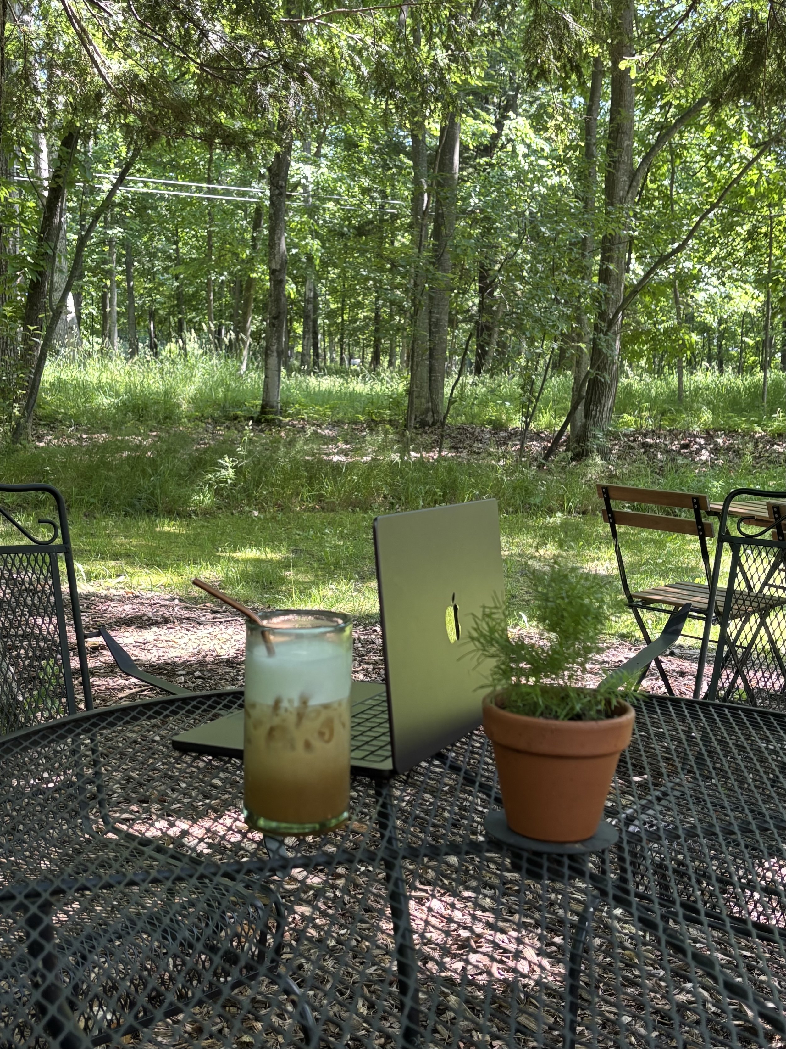 High speed internet and a café environment makes working remotely easy.