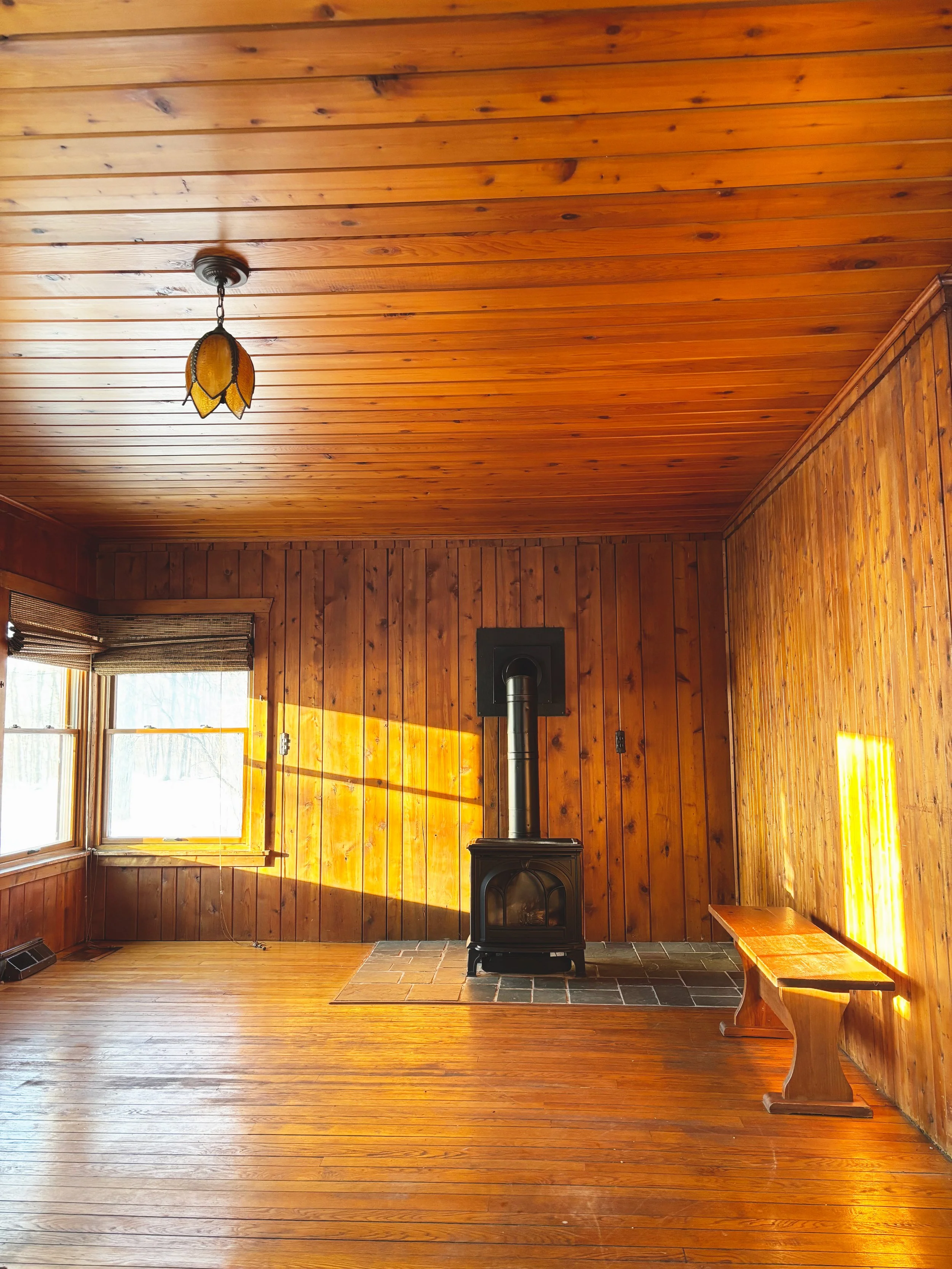 Cabin interior - currently under renovation and will be available for stays in June!