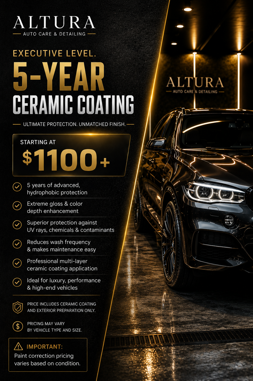 5 Year - Executive Ceramic Coating