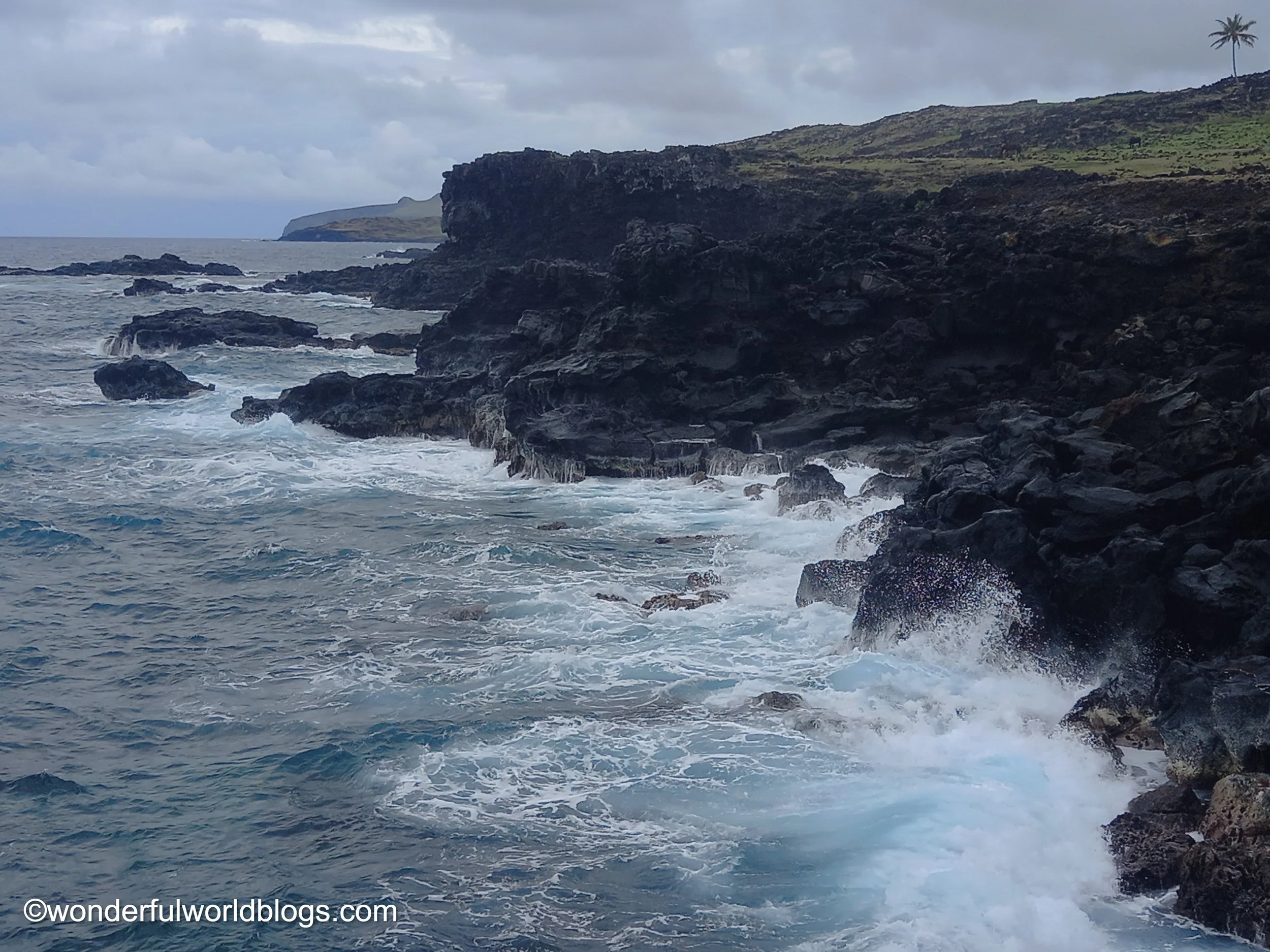 Coast of Easter Island Rapanui Chile
