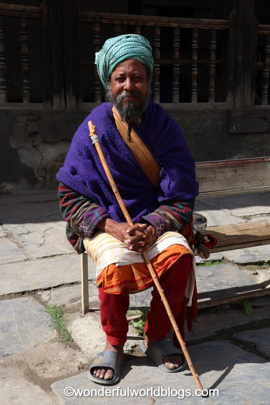 Sadhu in Muktinath, Annapurna Circuit Trek, Nepal