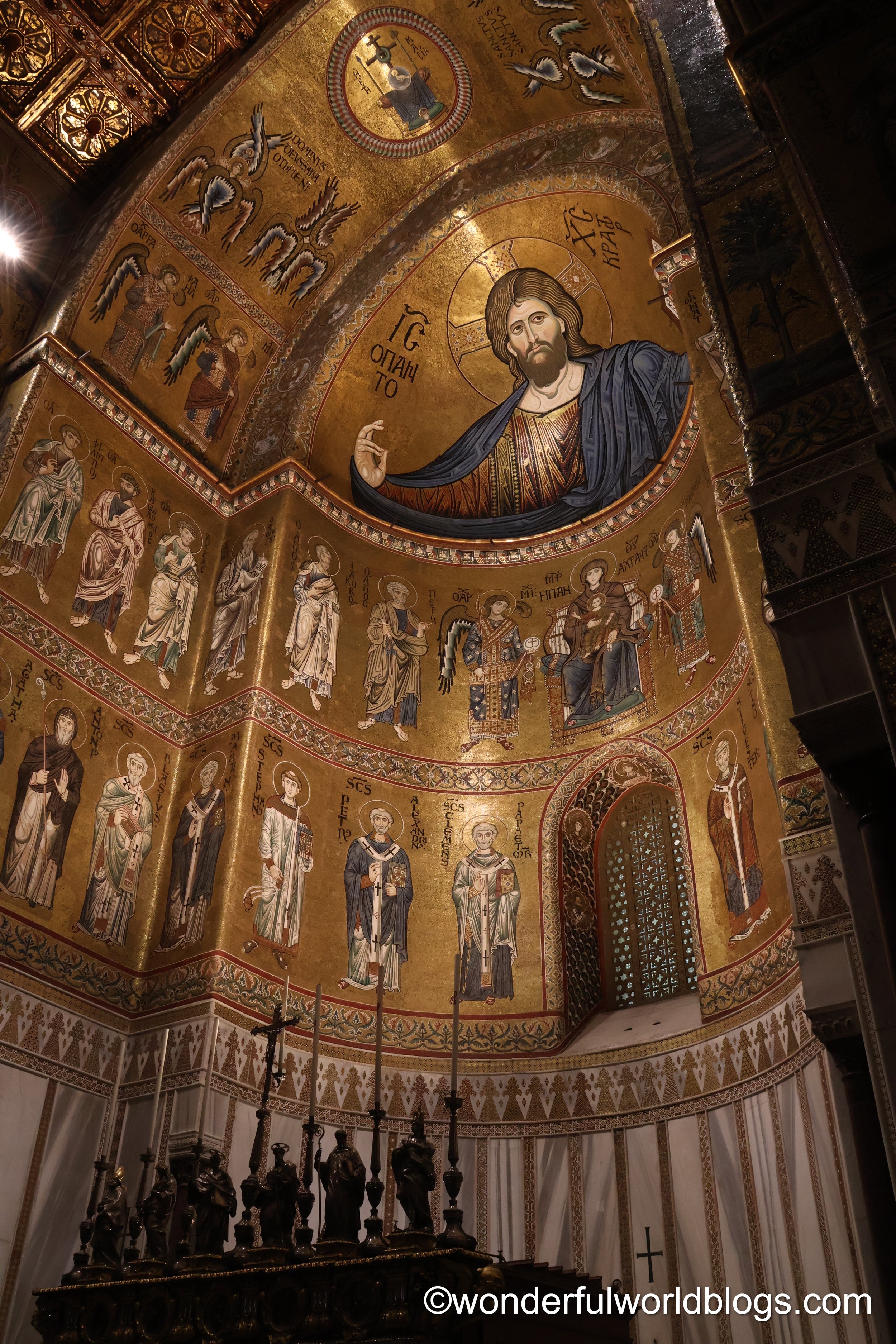 Monreale Cathedral near Palermo Sicily Italy