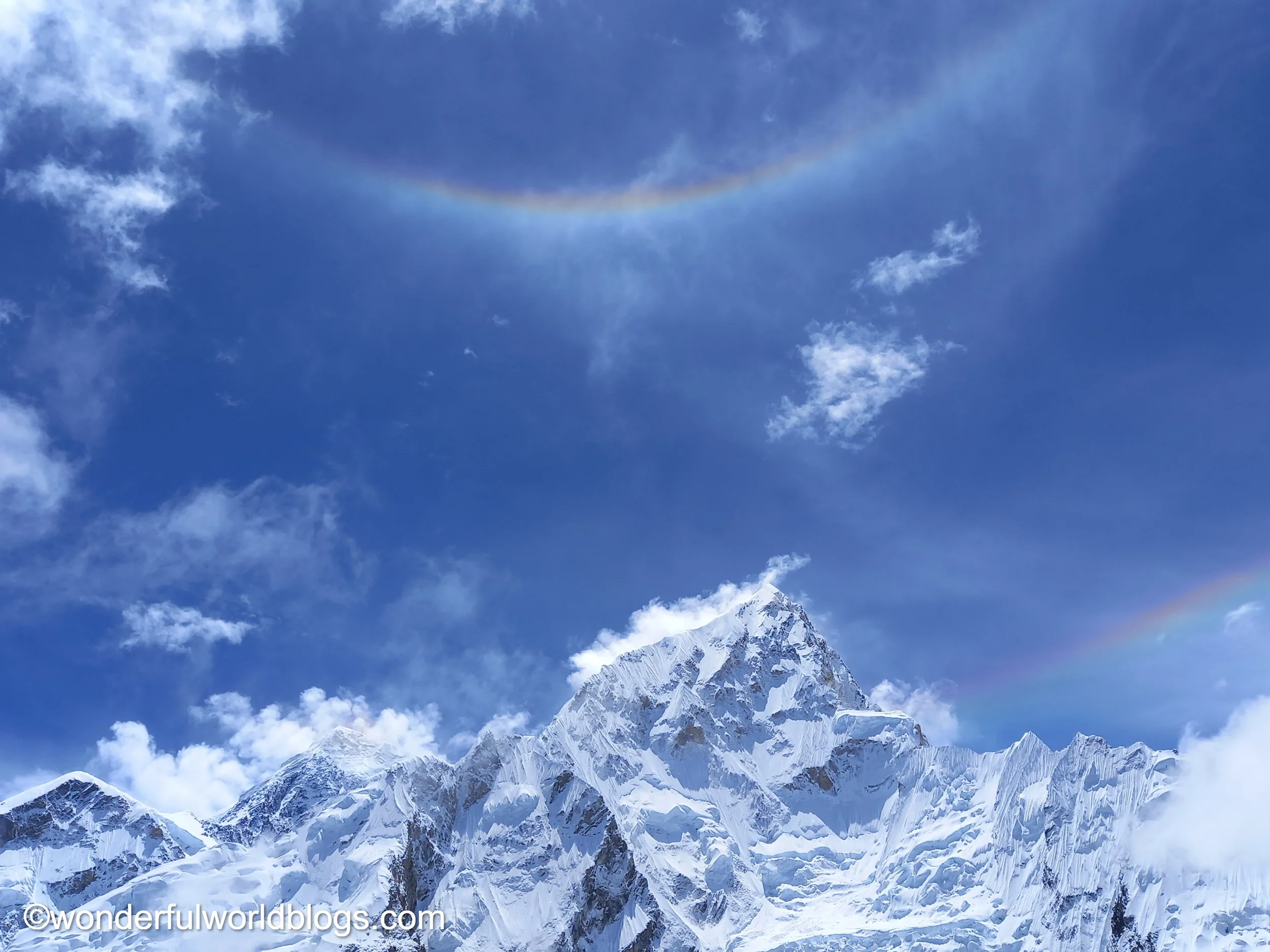 Rainbow over Everest Everest Base Camp Trek Nepal