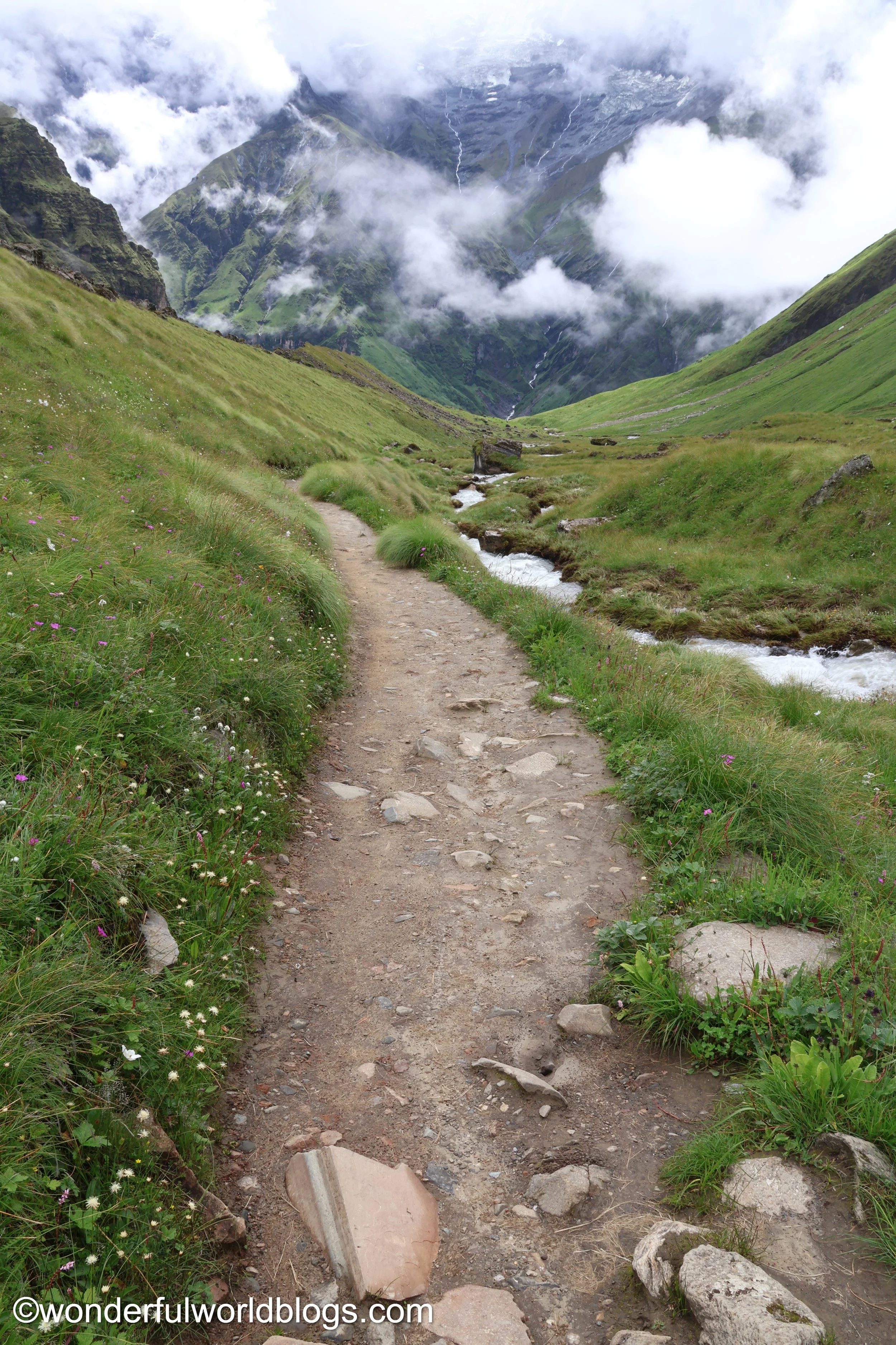 Returning from Annapurna Base Camp, Nepal