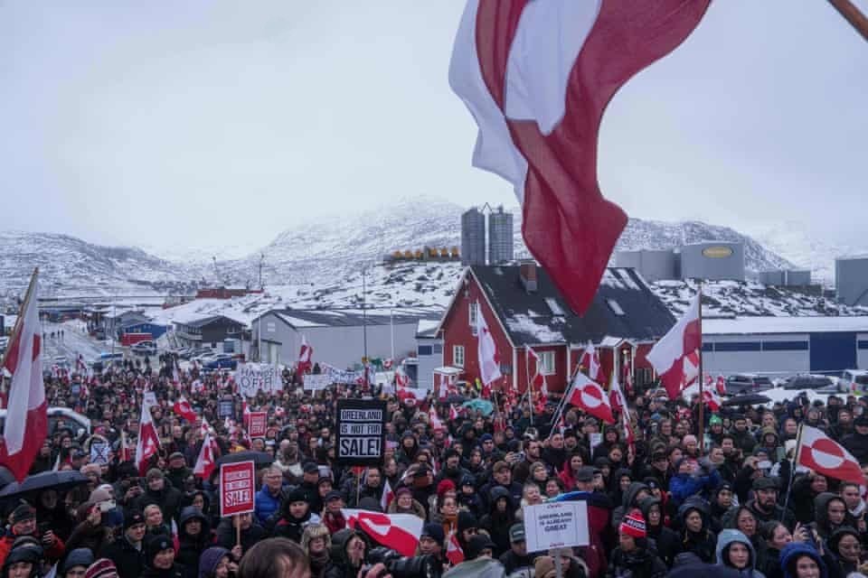 Demonstration in Nuuk Greenland