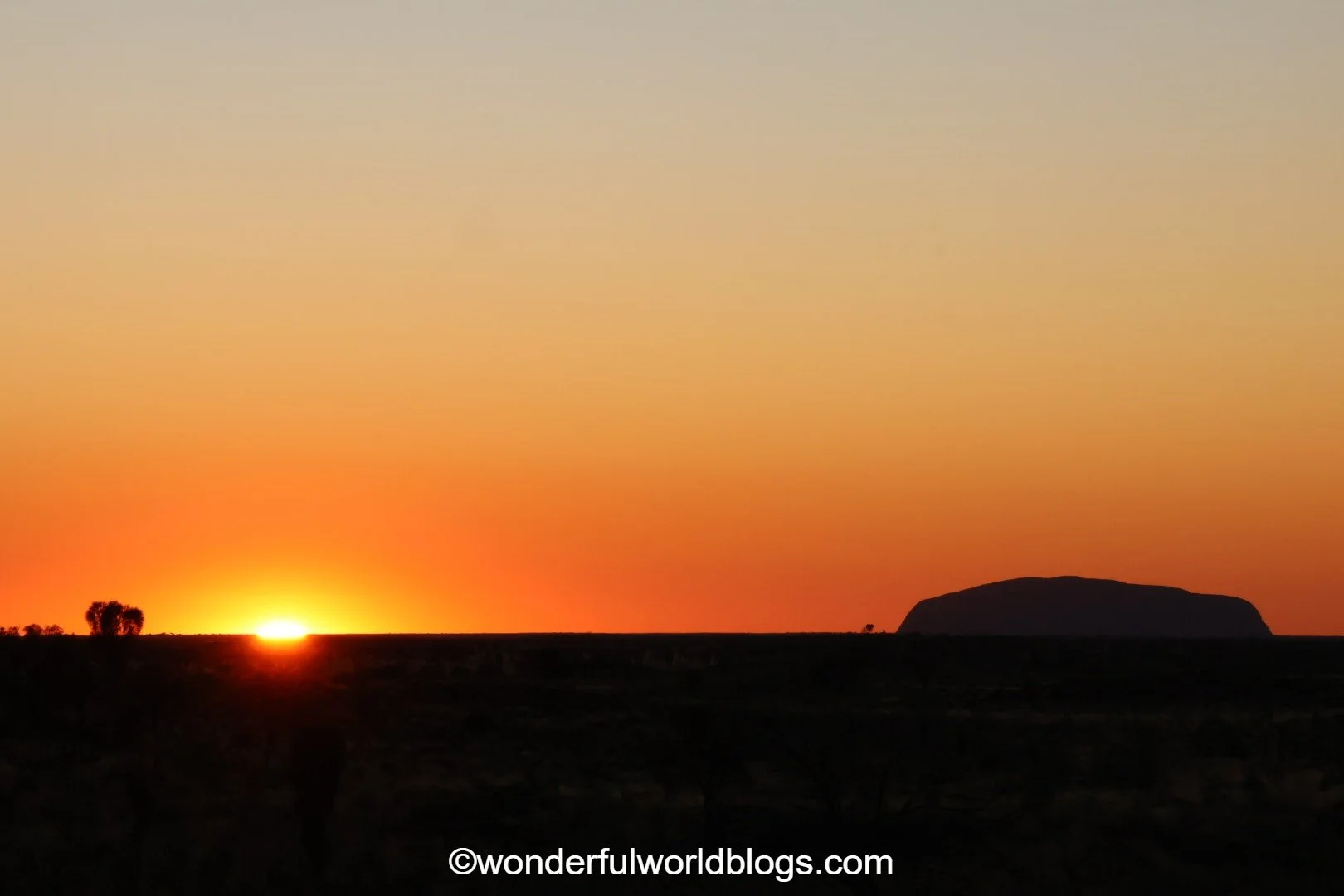 Sunrise at Uluru Australia