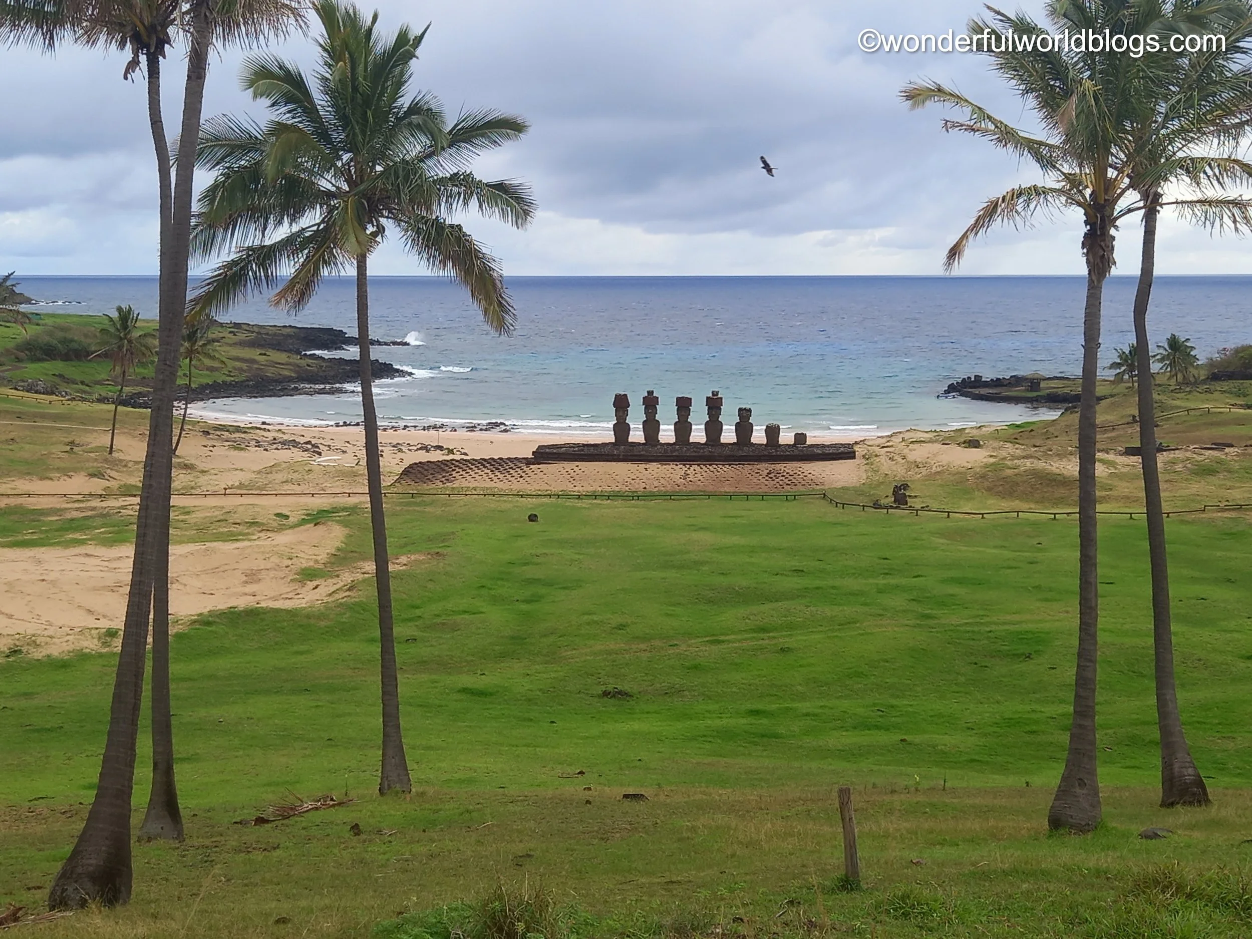 Anakena Beach Easter Island Chile