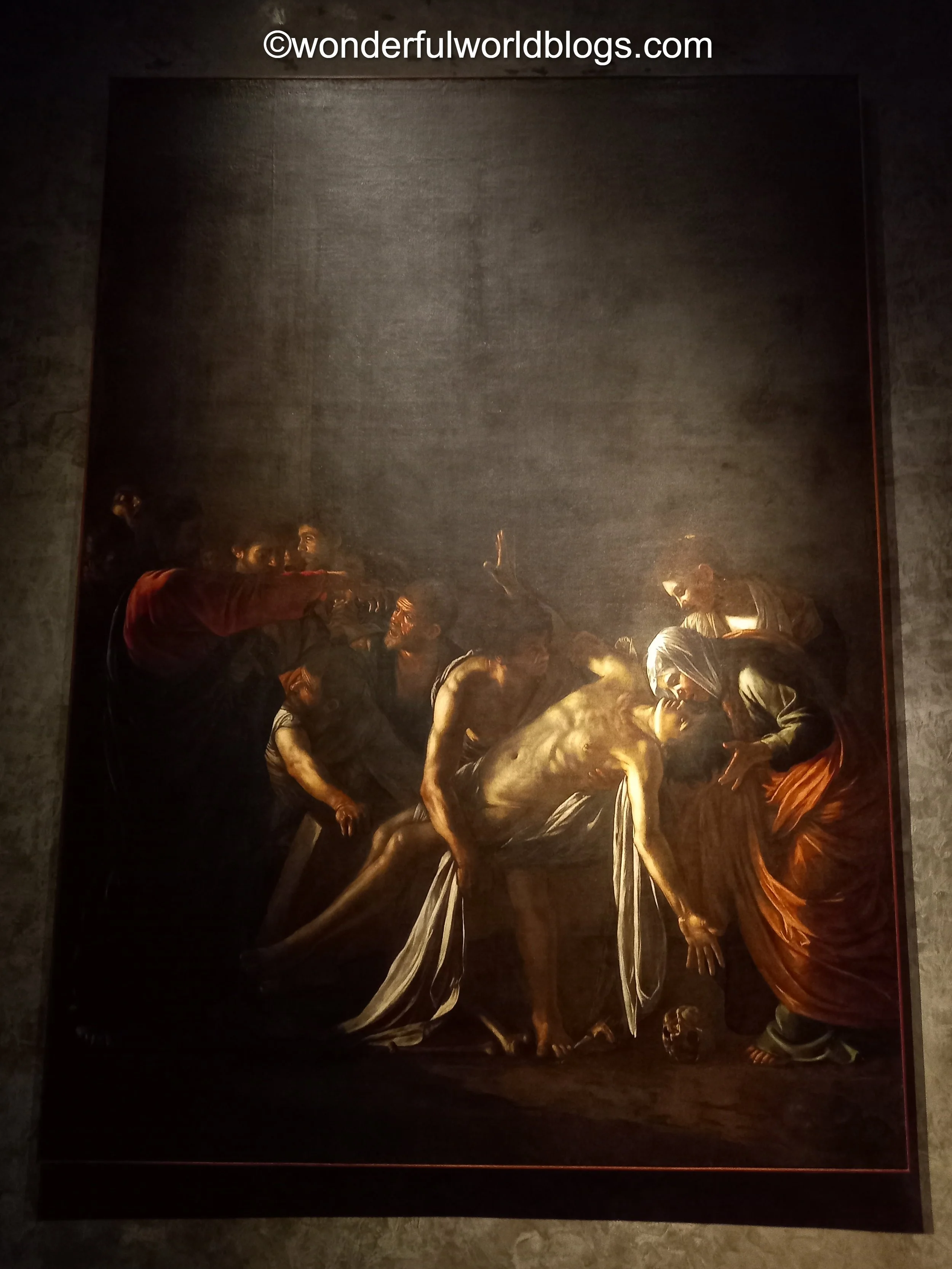 Caravaggio in Messina city gallery Sicily Italy