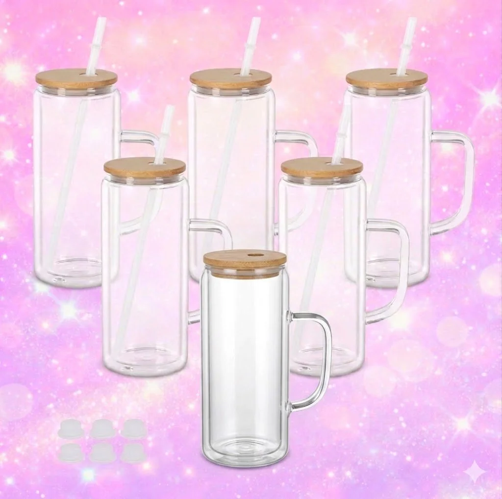 Glass 20oz with handle