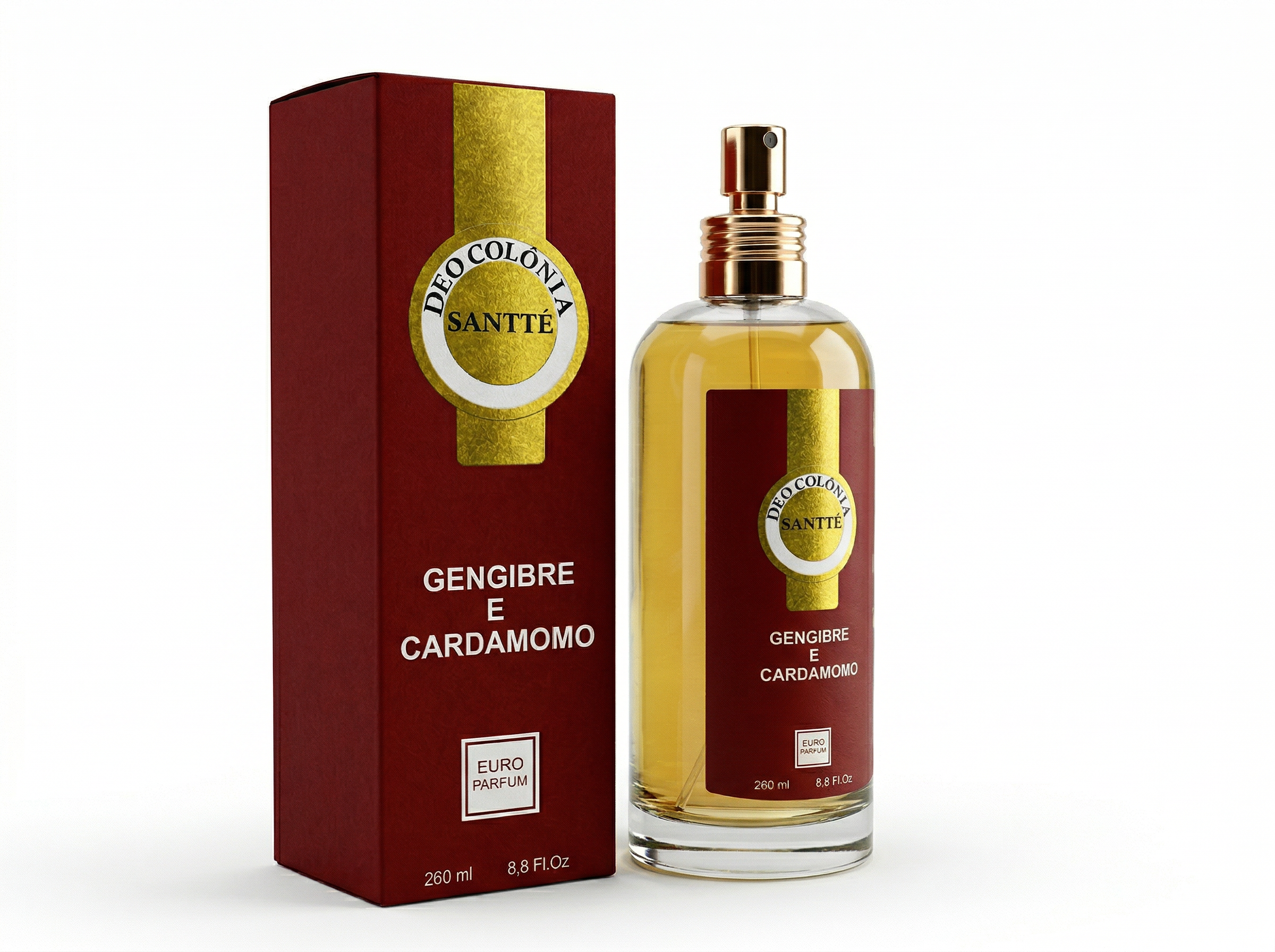 Deo Colônia Gengibre e Cardamomo 260ml