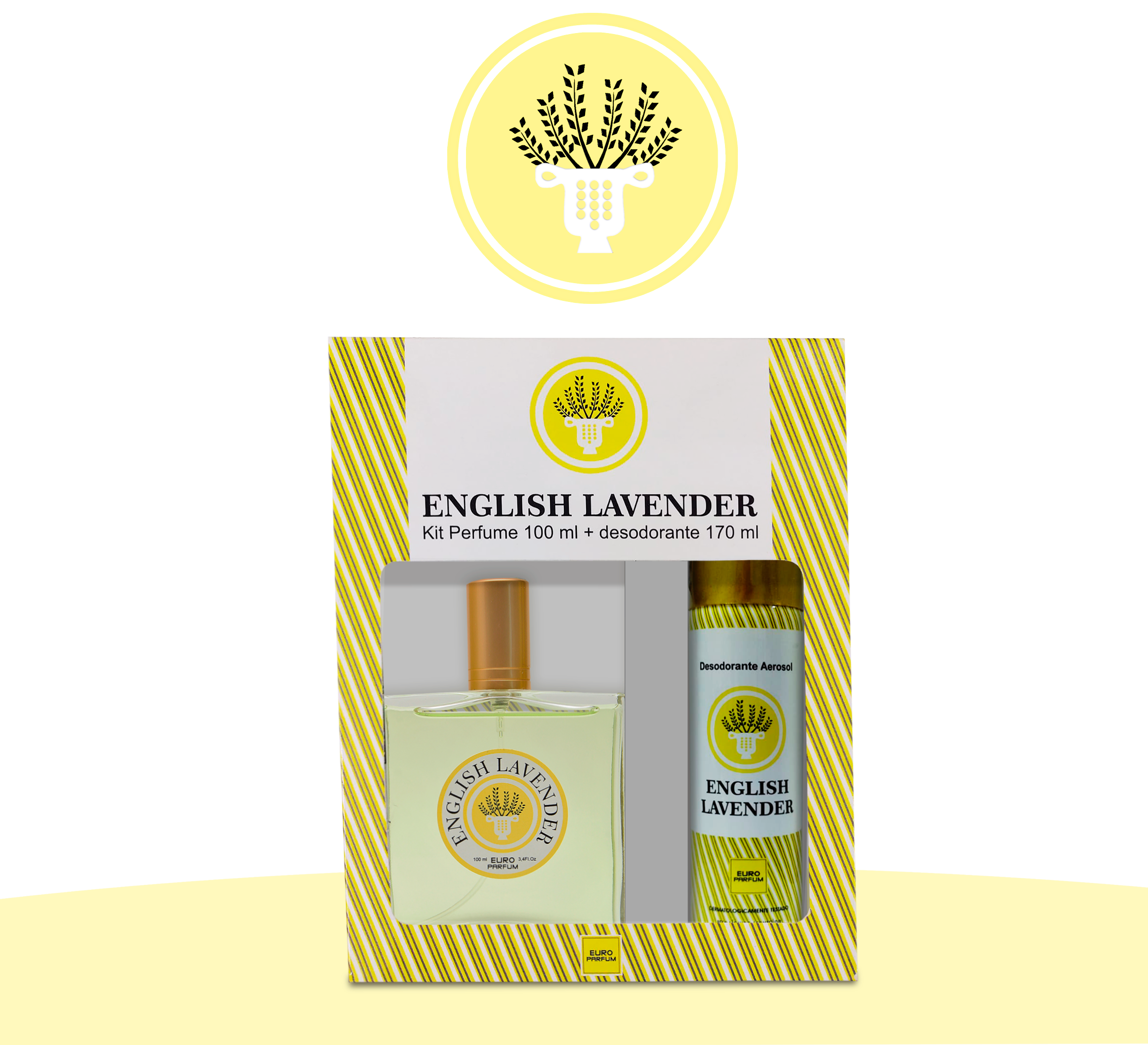 Kit Deo Colônia 100ml + Desodorante 170g