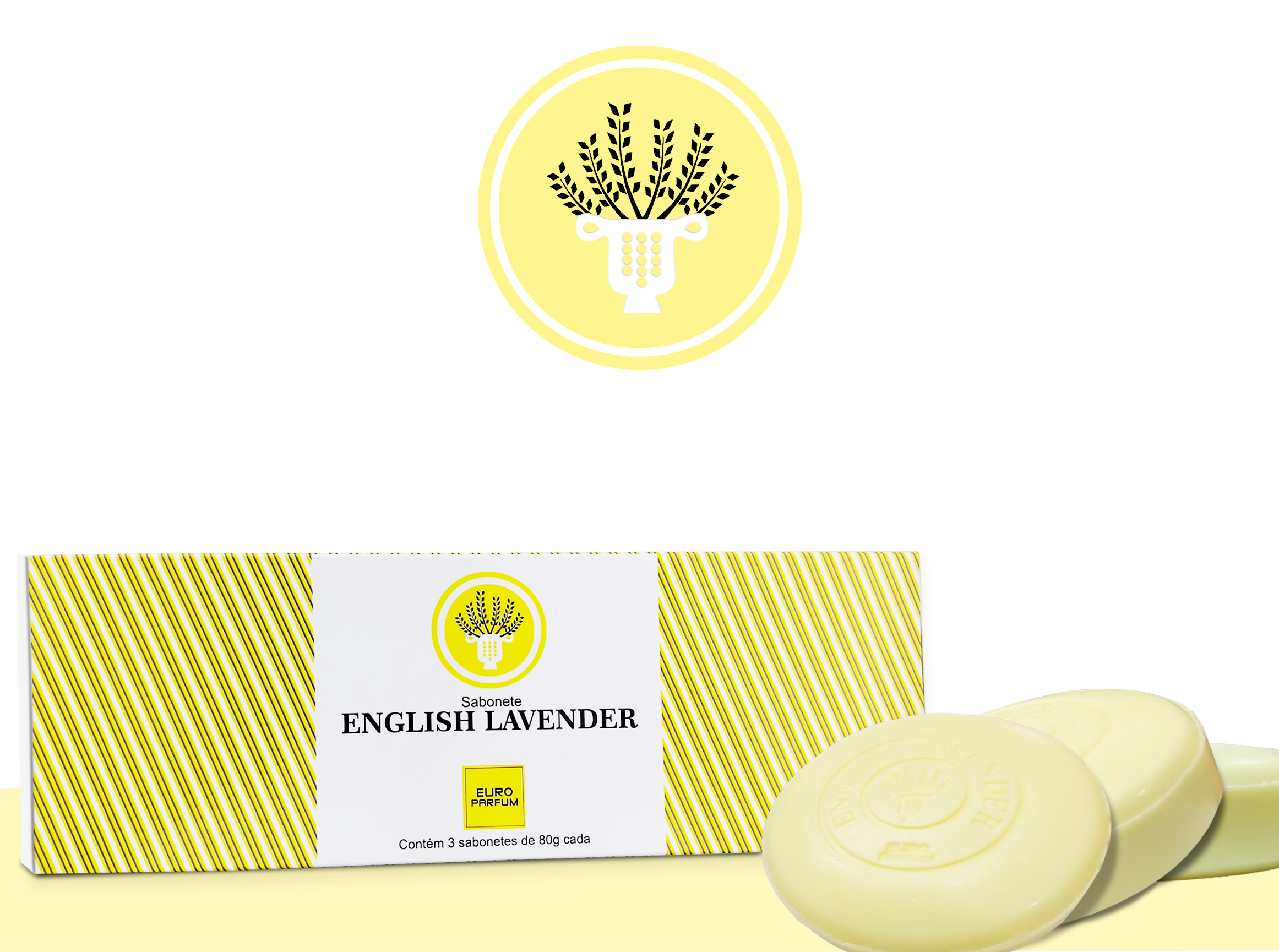 Kit Estojo com 3 sabonetes 80g cada