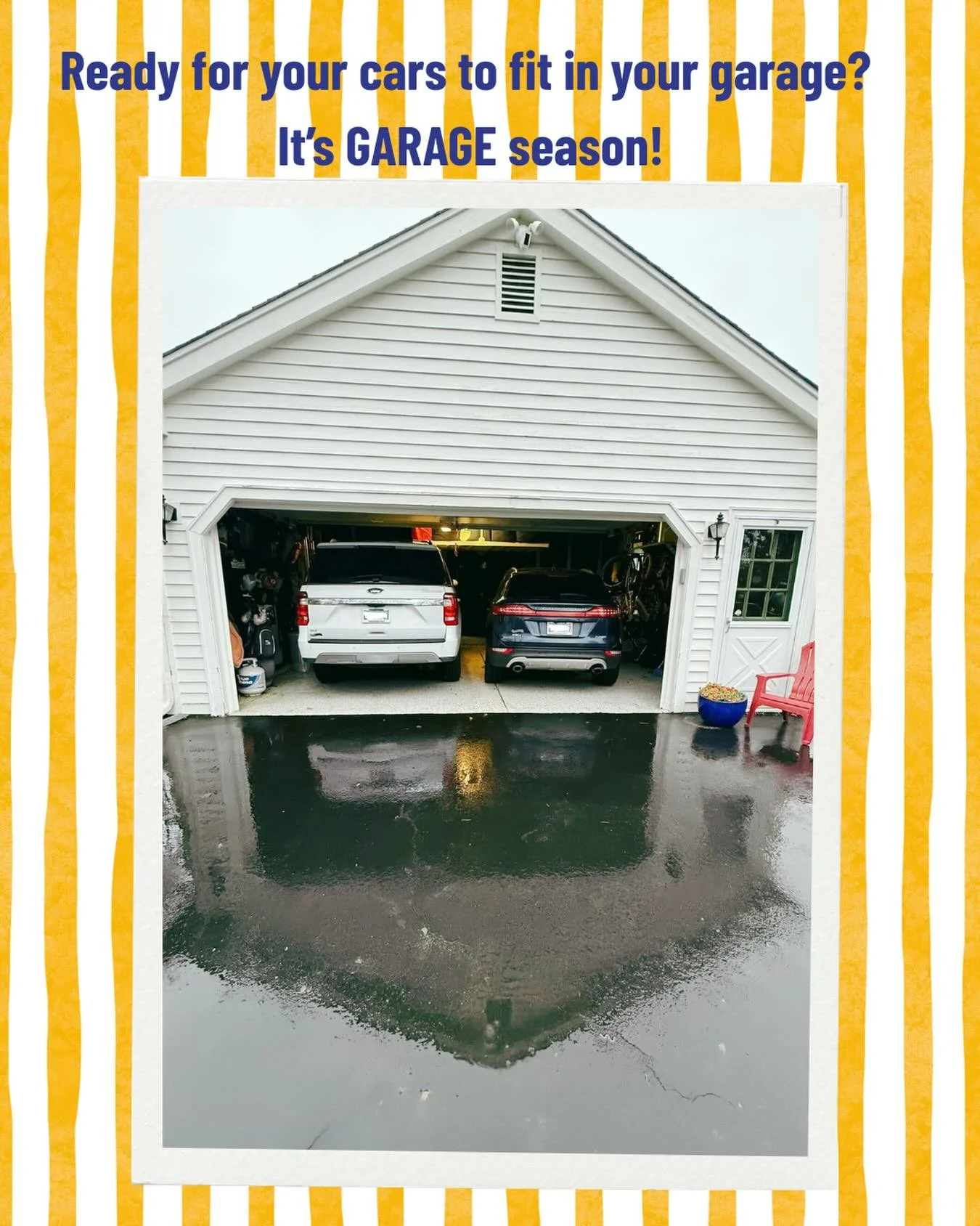 Garage season is here. ☀️🚗

When was the last time your car actually fit in your garage? If the answer is &ldquo;I can&rsquo;t remember,&rdquo; it might be time for a reset.

A functional garage doesn&rsquo;t just look better &mdash; it protects you
