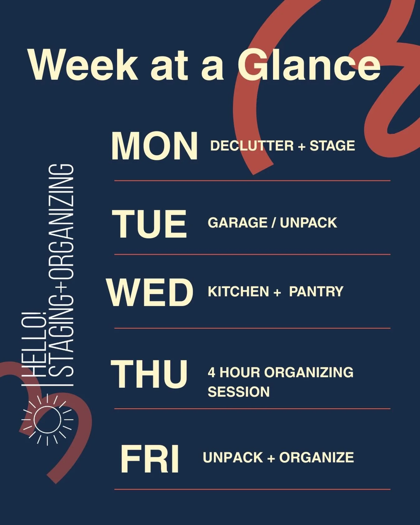 No Sunday scaries here 

Excited for a full week of organizing and helping clients fall back in love with their spaces! 

Now booking into late May + June&hellip; who&rsquo;s next? 👀