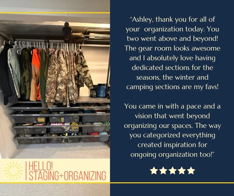 This is exactly why we do what we do. 

Organizing isn&rsquo;t just about creating neat shelves and labeled bins&mdash;it&rsquo;s about creating systems that make life easier long after we&rsquo;re gone. From camping gear to winter essentials, every 