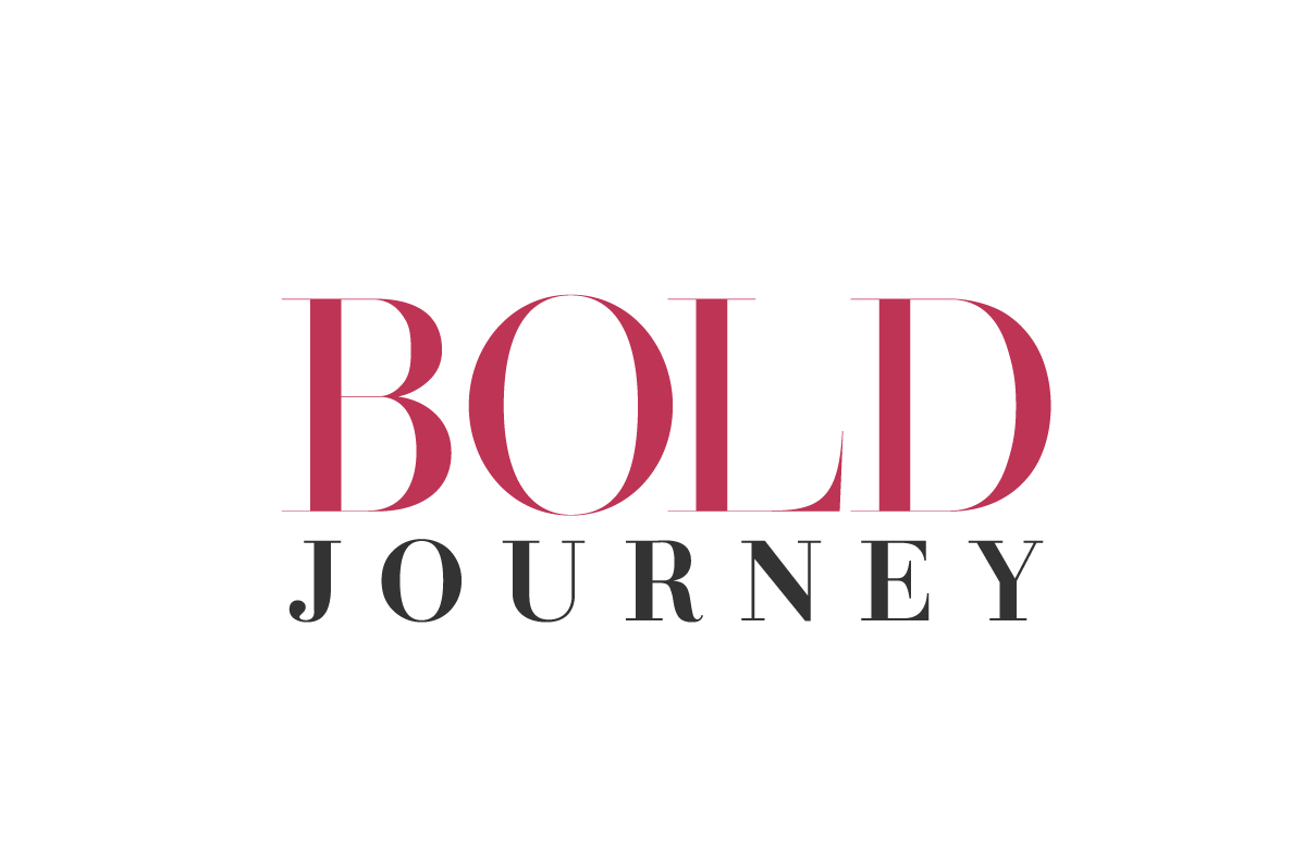 Bold Journey logo with the words "BOLD" in large red font and "JOURNEY" in smaller black font beneath it.