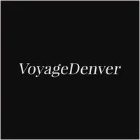 Black background with white text reading 'VoyageDenver'