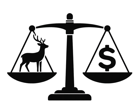 Carefully managed, ethically structured hunting supports population management and funding.