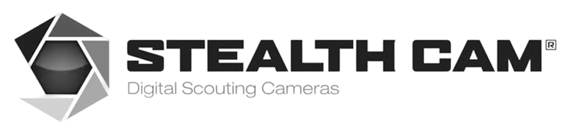 Stealth Cam logo with a stylized camera lens and the text 'Stealth Cam Digital Scouting Cameras'.