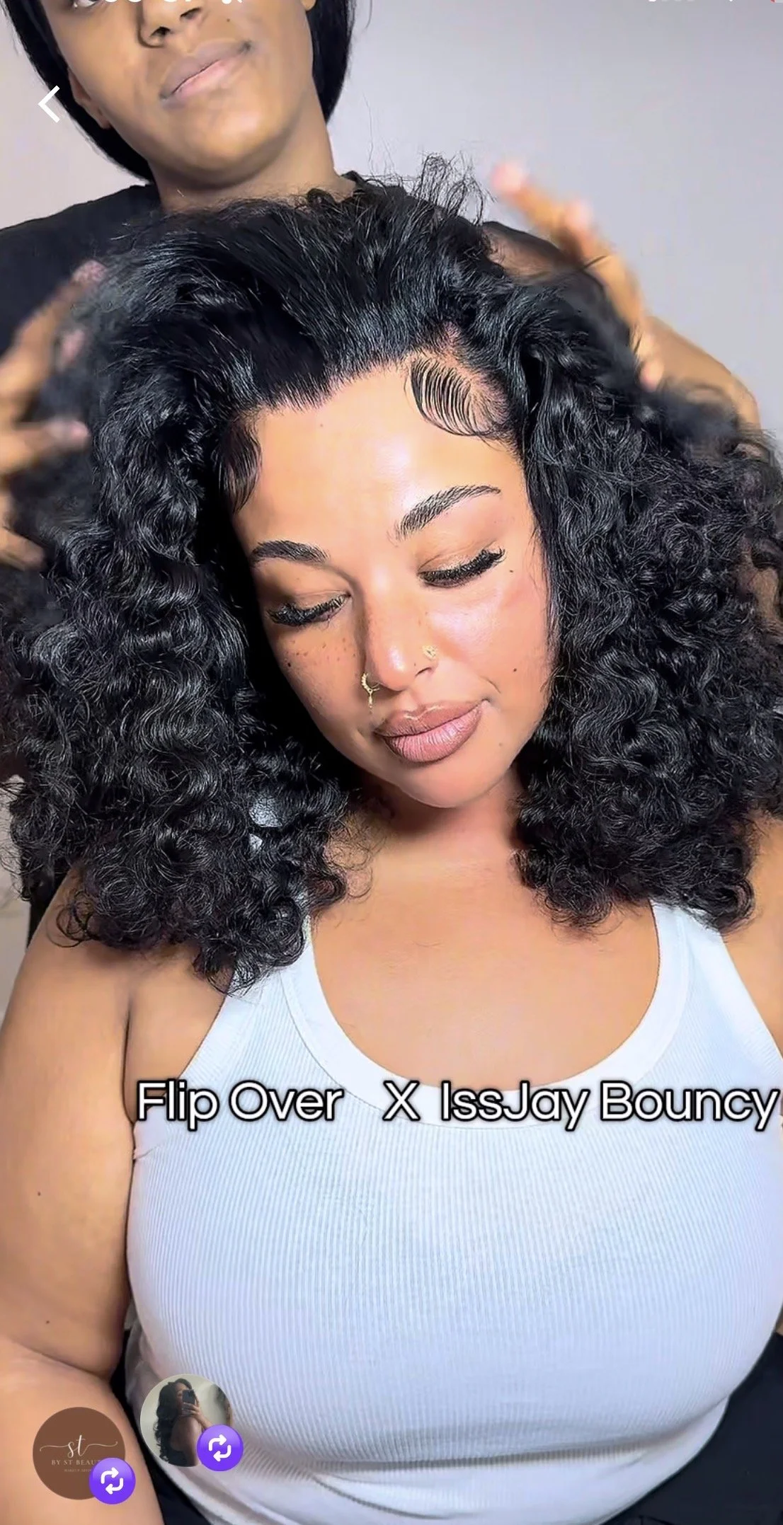Bouncy curly