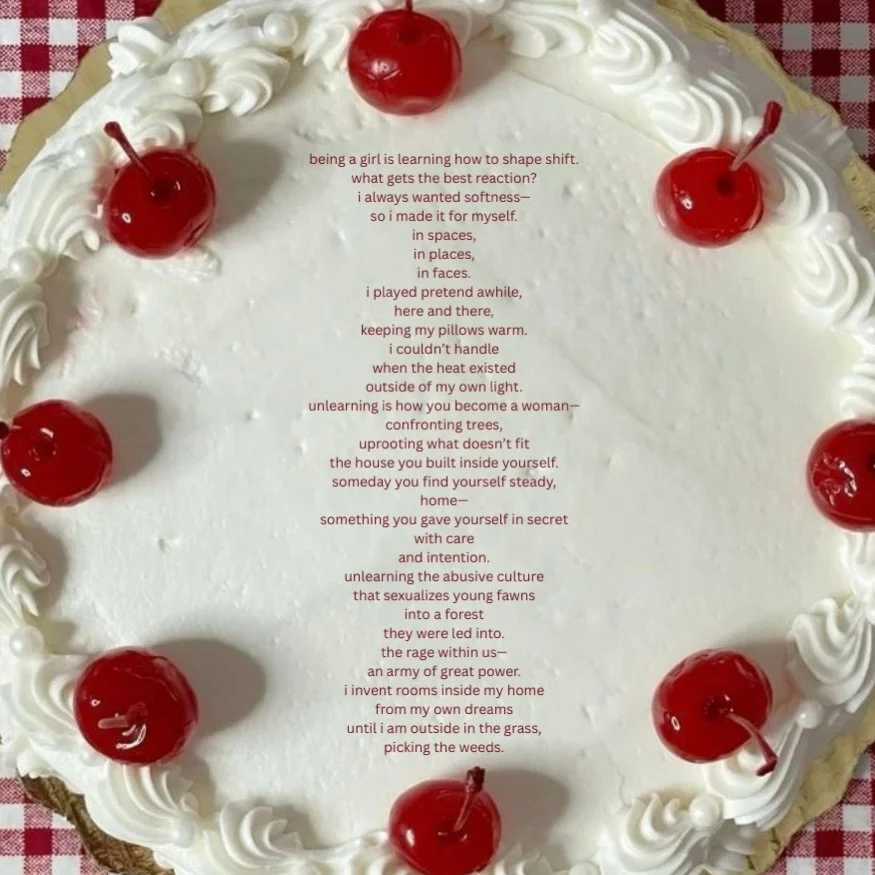 a poem i wrote yesterday 🍰
