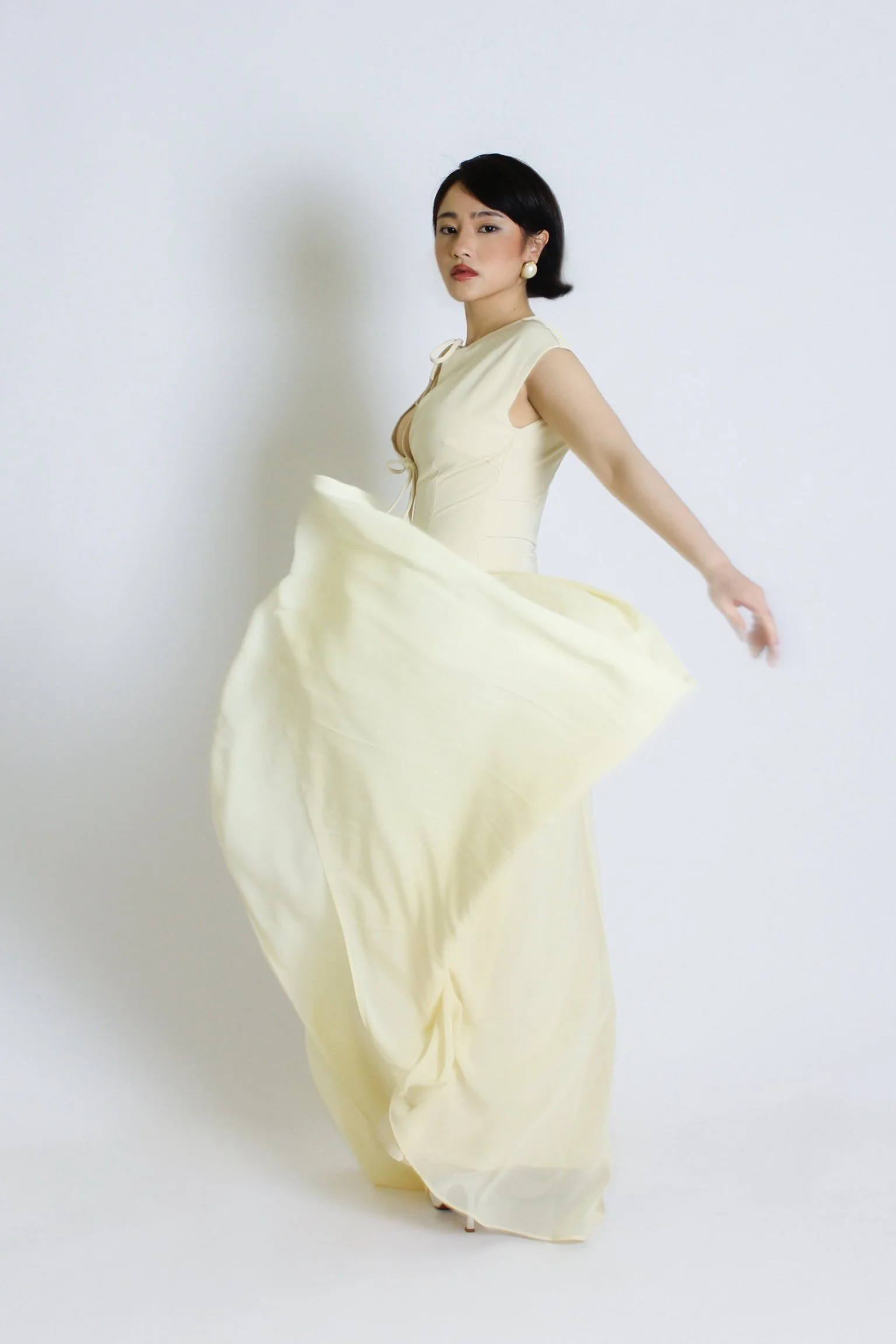 Cara Dress in Yellow