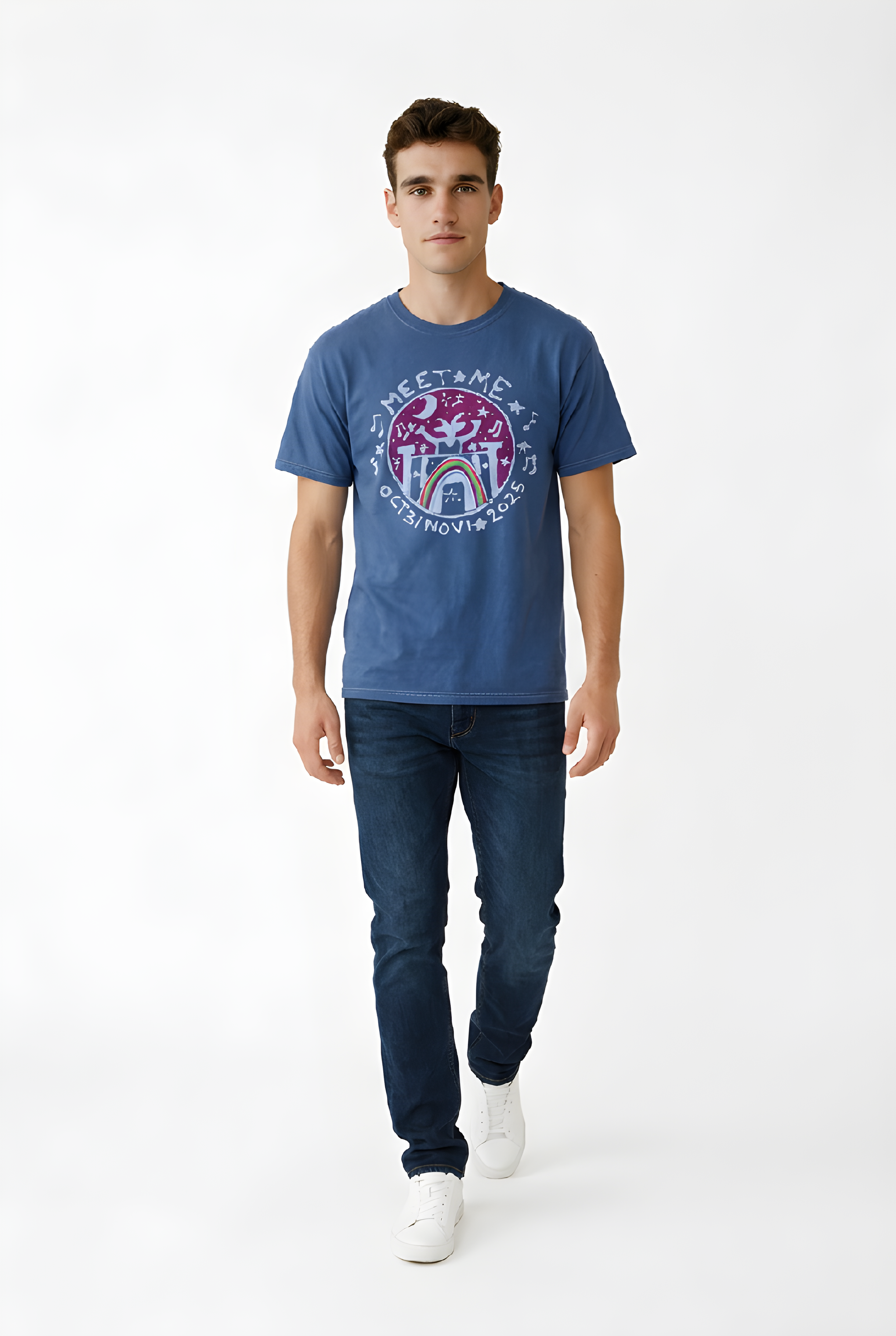 BillyWeen 2025 Short Sleeve T-Shirt Medium Blue