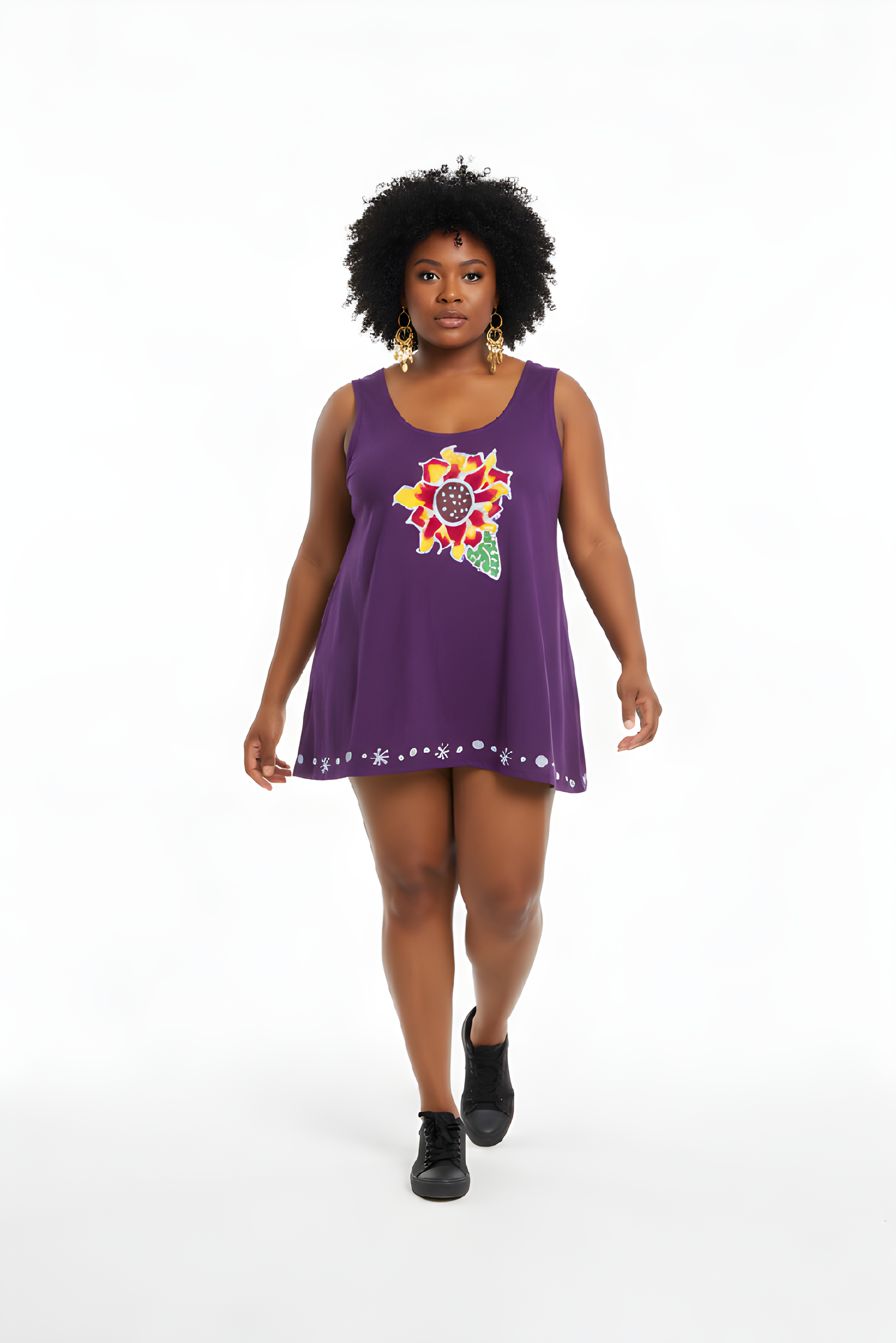 Sunflower Tank Play Dress Medium