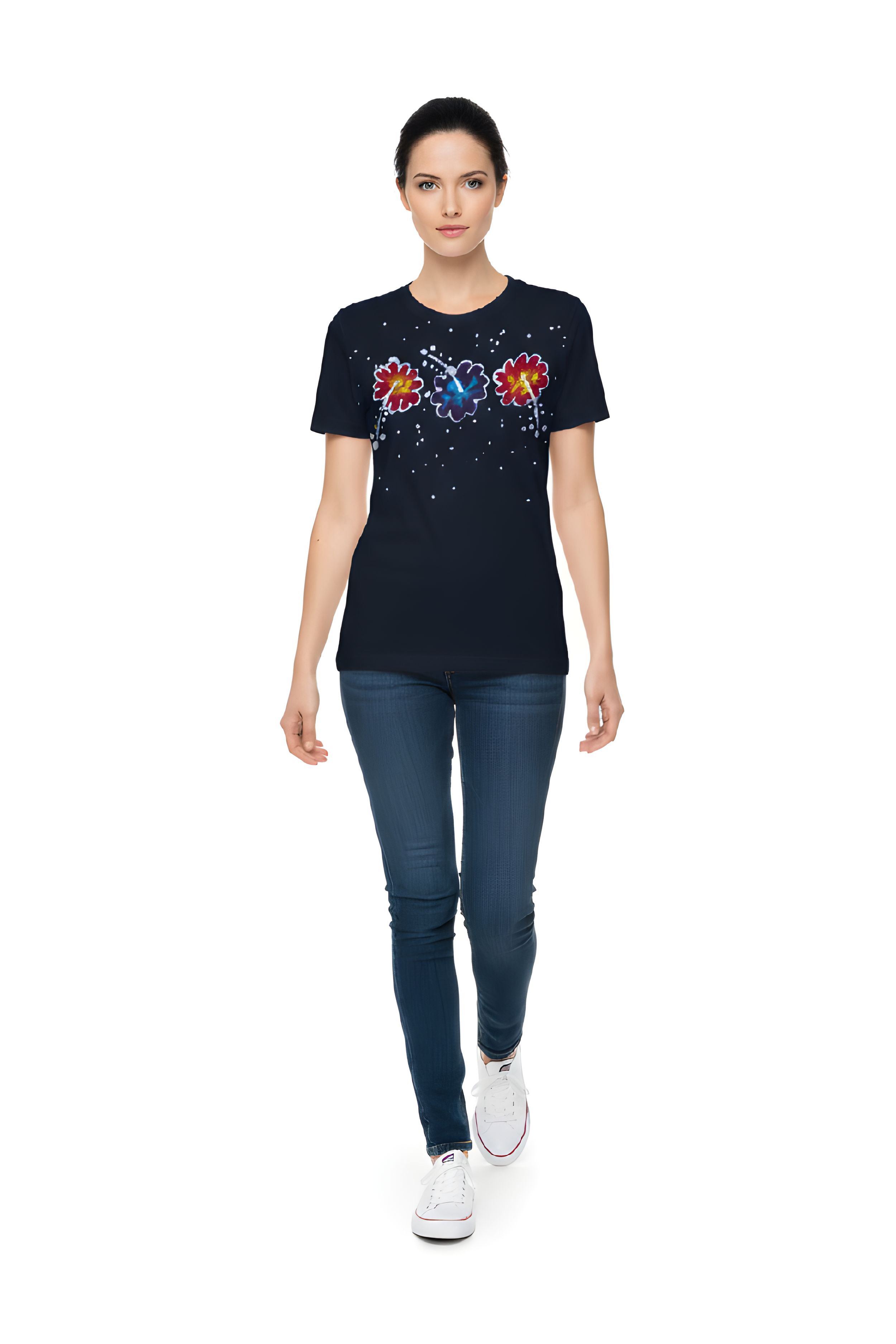 Flowers Unisex Short Sleeve T-Shirt Large